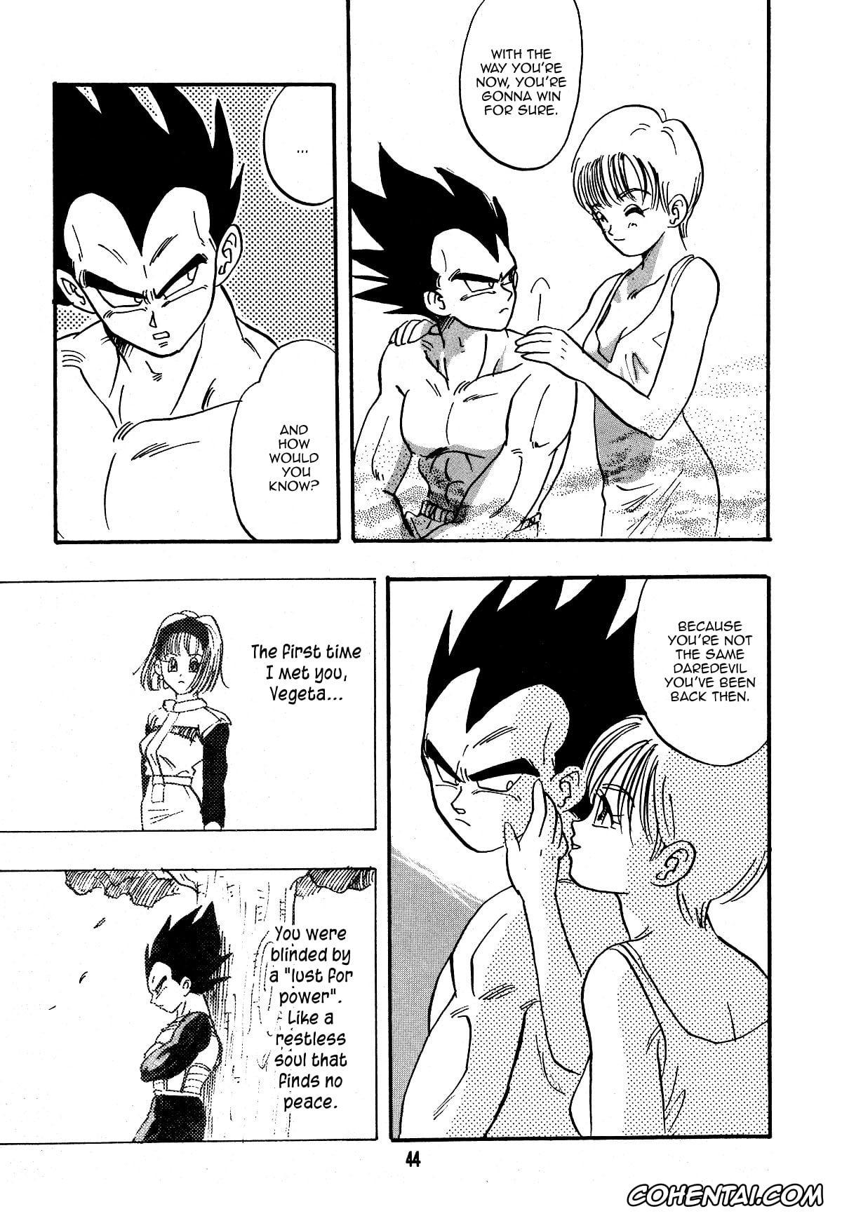 Dragon Ball hentai, Dragon Ball Z hentai, Bulma Briefs hentai, Vegeta hentai, E Flame (Dragon Ball Z), pagina 45