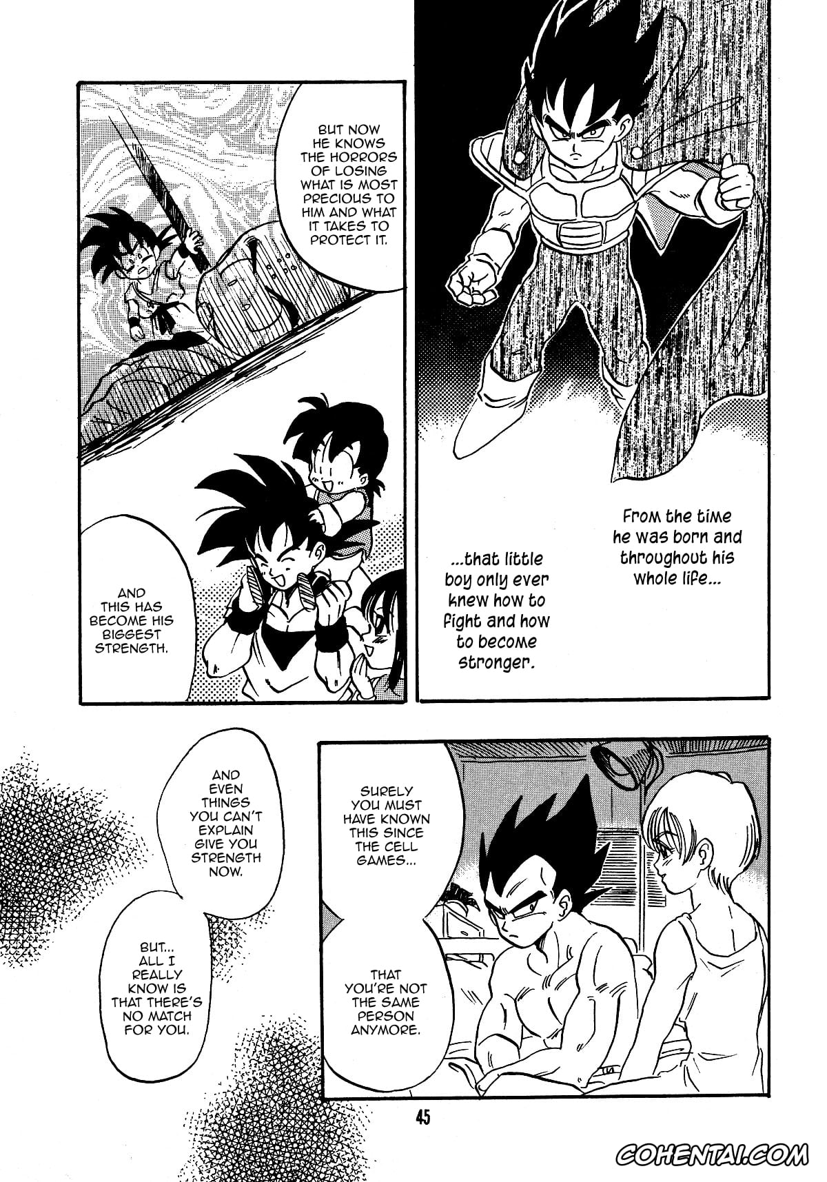 Dragon Ball xxx, Dragon Ball Z xxx, Bulma Briefs xxx, Vegeta xxx, E Flame (Dragon Ball Z), pagina 46