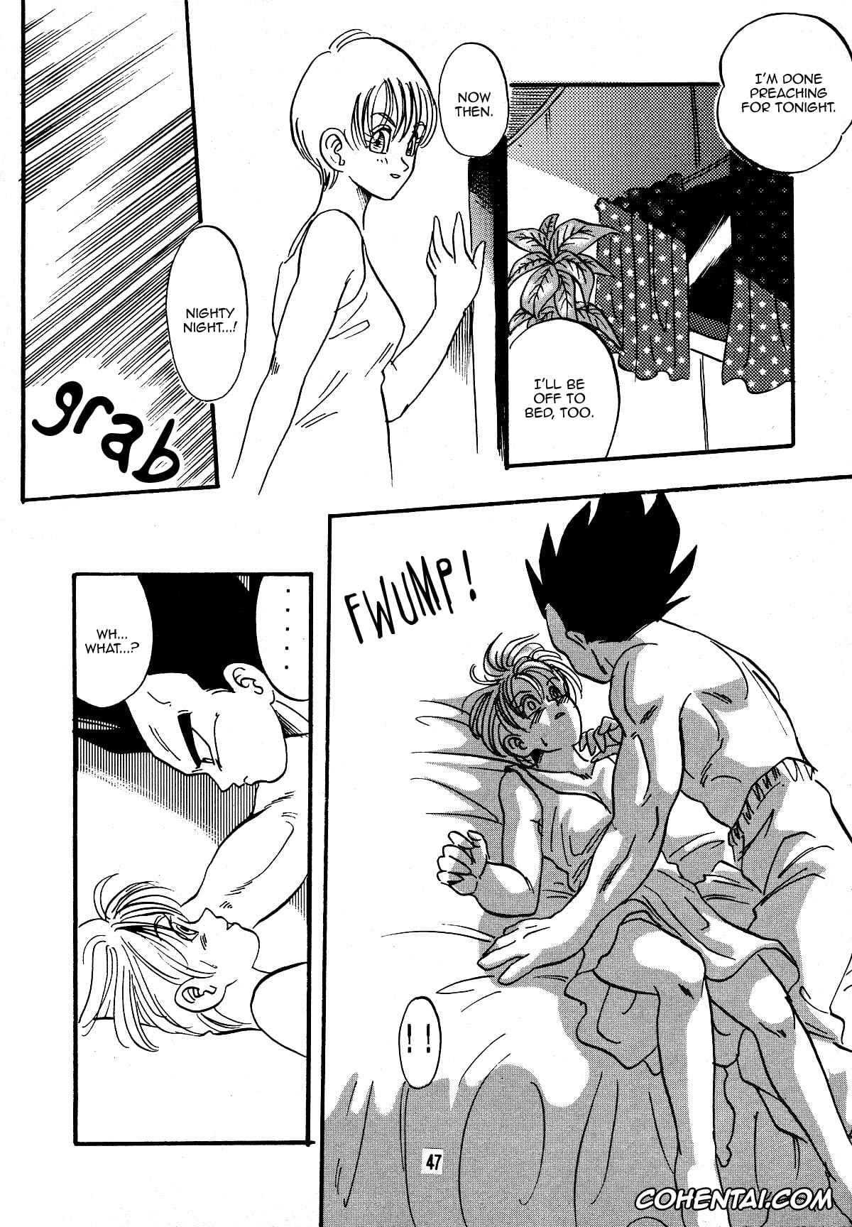 Dragon Ball hentai, Dragon Ball Z hentai, Bulma Briefs hentai, Vegeta hentai, E Flame (Dragon Ball Z), pagina 48