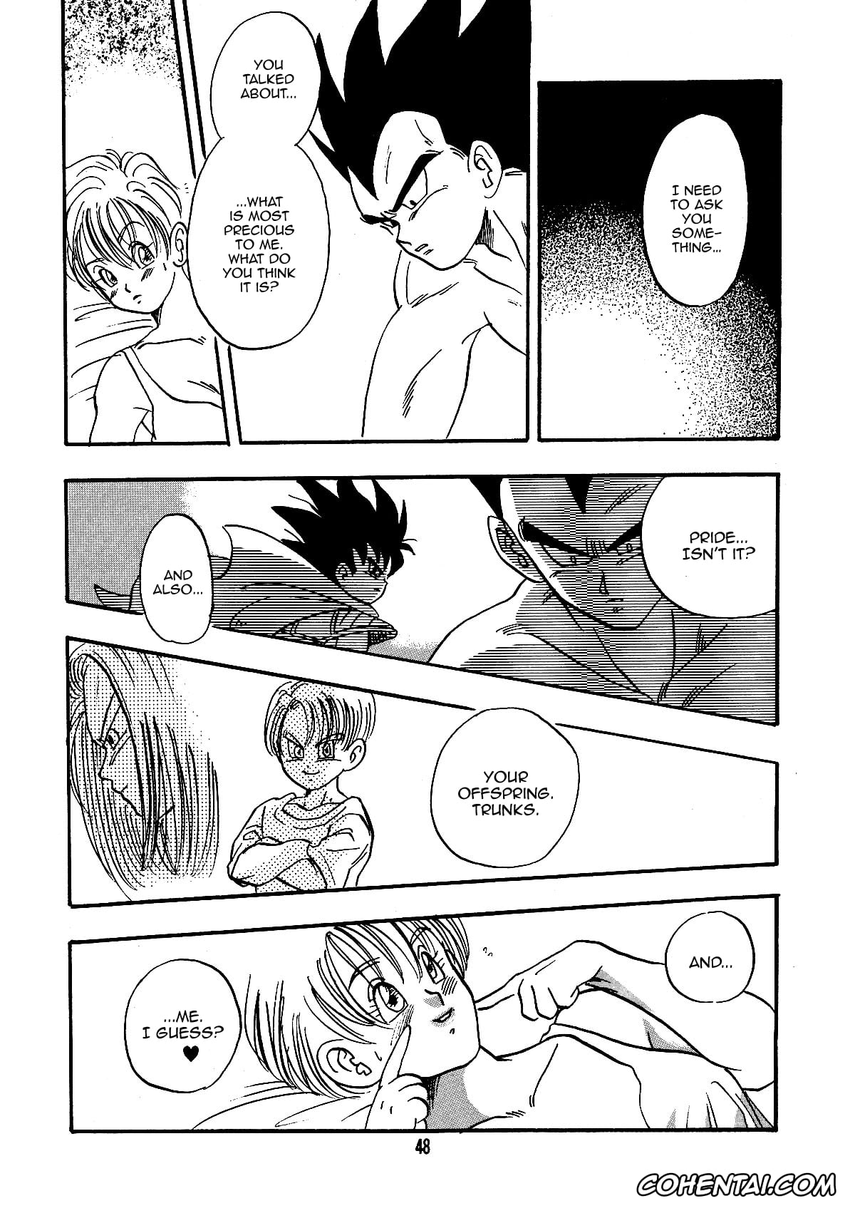 Dragon Ball xxx, Dragon Ball Z xxx, Bulma Briefs xxx, Vegeta xxx, E Flame (Dragon Ball Z), pagina 49