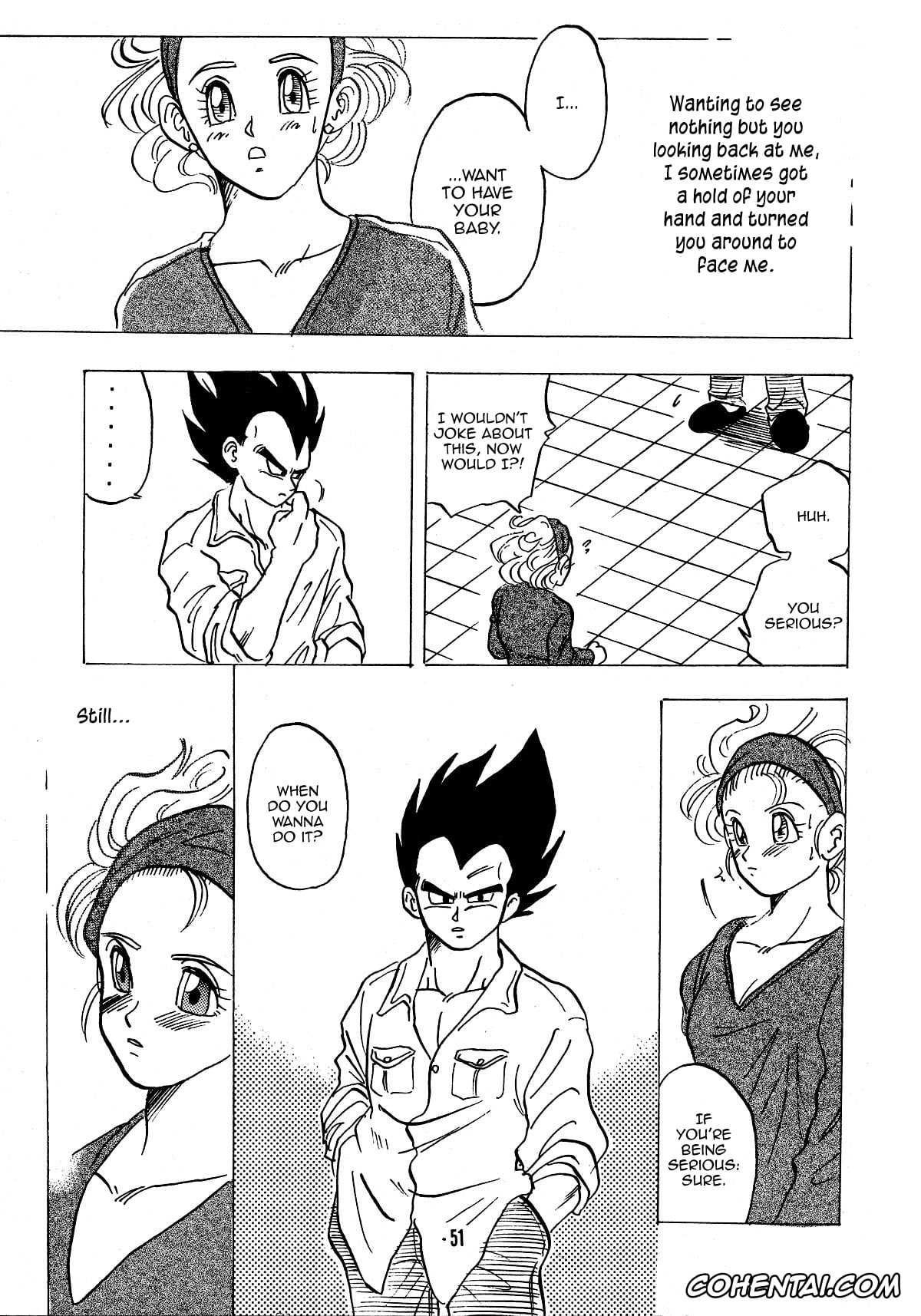 Dragon Ball xxx, Dragon Ball Z xxx, Bulma Briefs xxx, Vegeta xxx, E Flame (Dragon Ball Z), pagina 52