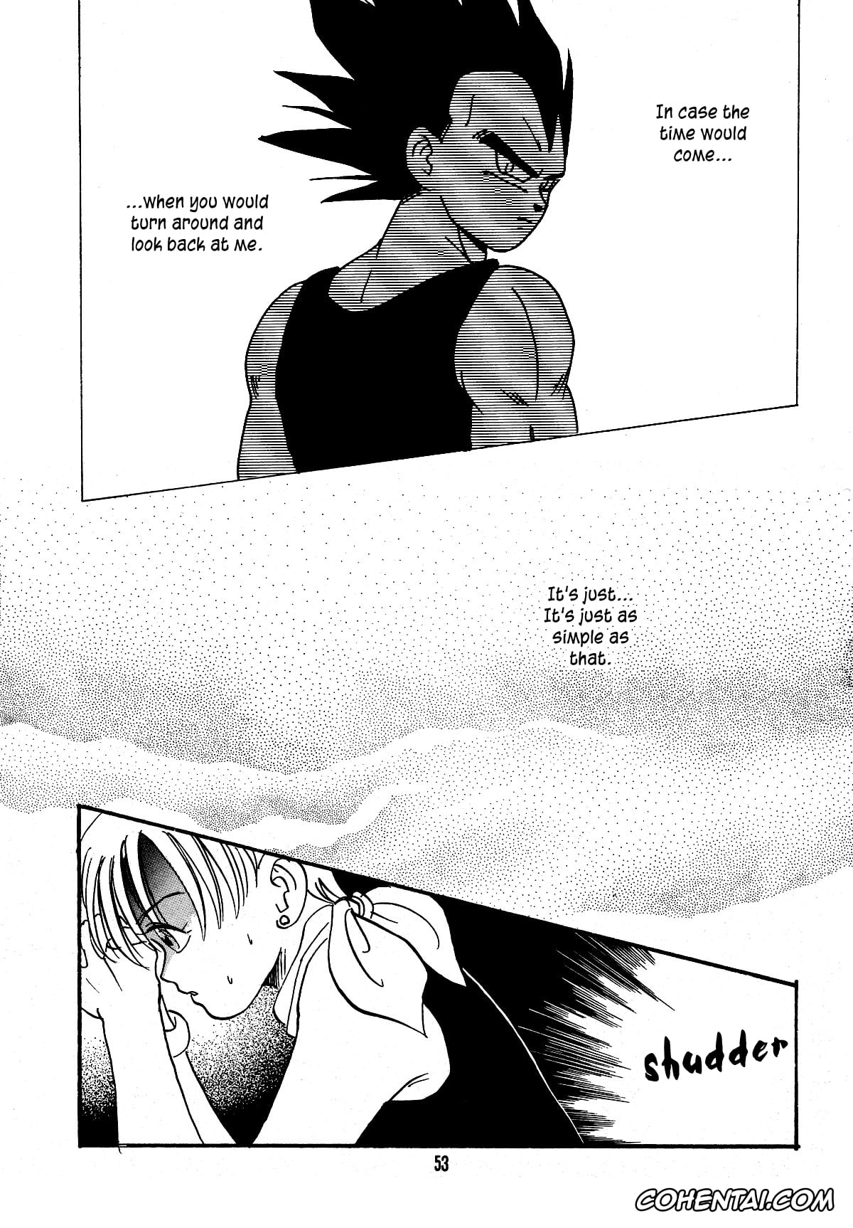Dragon Ball hentai, Dragon Ball Z hentai, Bulma Briefs hentai, Vegeta hentai, E Flame (Dragon Ball Z), pagina 54