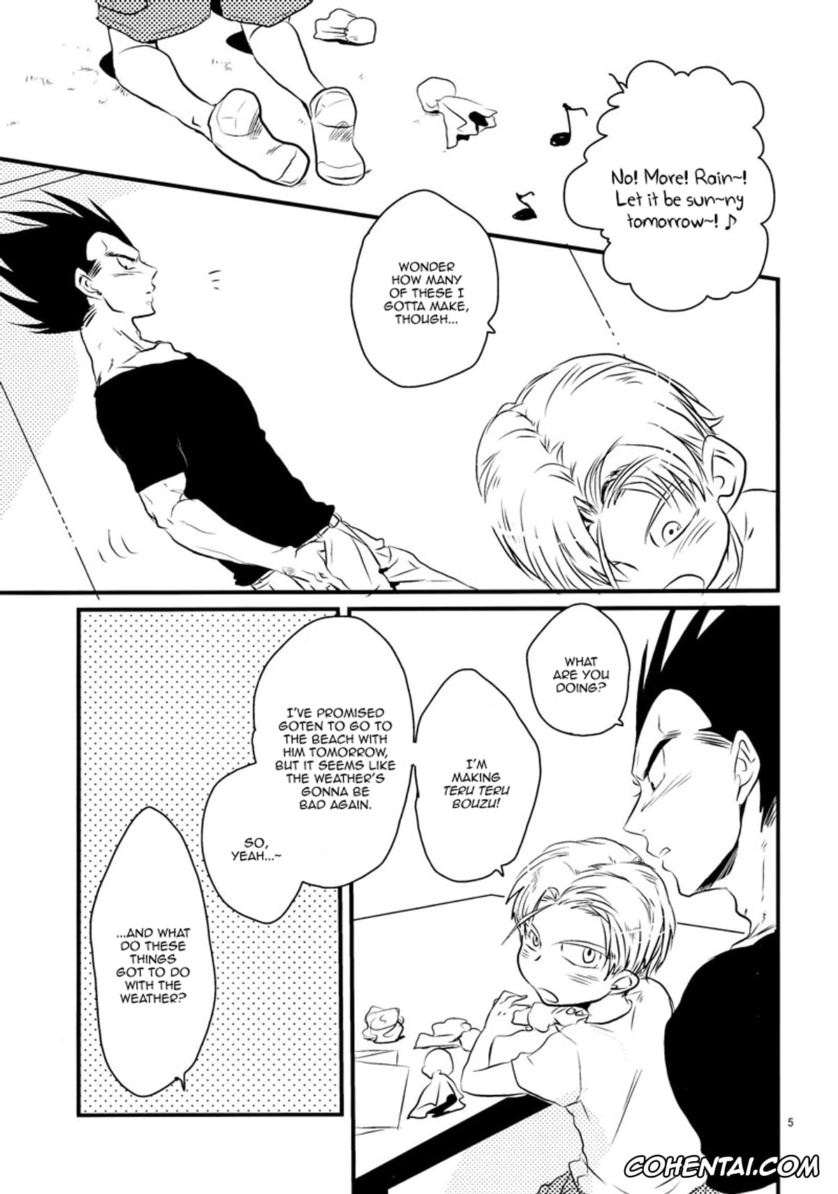 Dragon Ball porno, Dragon Ball Z porno, Bulma Briefs porno, Vegeta porno, Let’s hope for a sunny day. (Dragon Ball Z), pagina 5