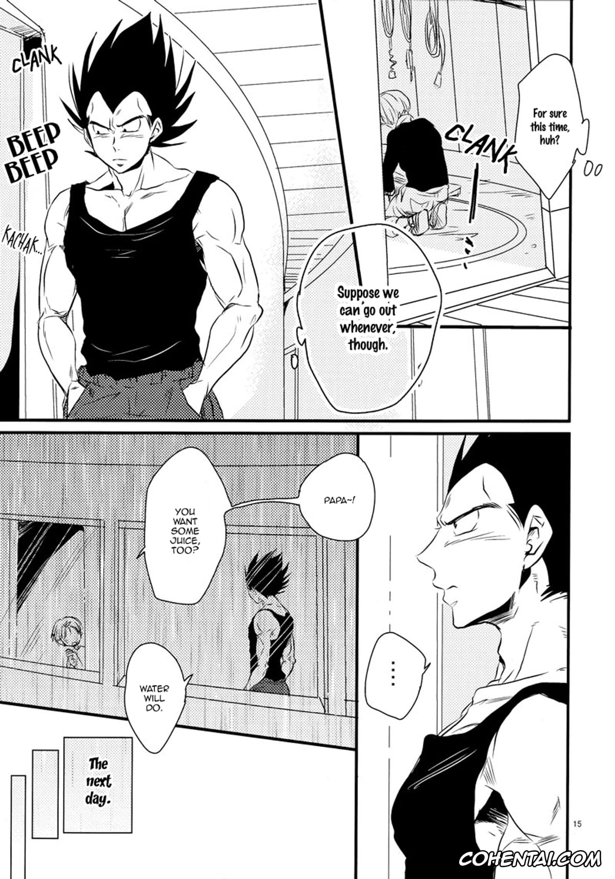 Dragon Ball hentai, Dragon Ball Z hentai, Bulma Briefs hentai, Vegeta hentai, Let’s hope for a sunny day. (Dragon Ball Z), pagina 15