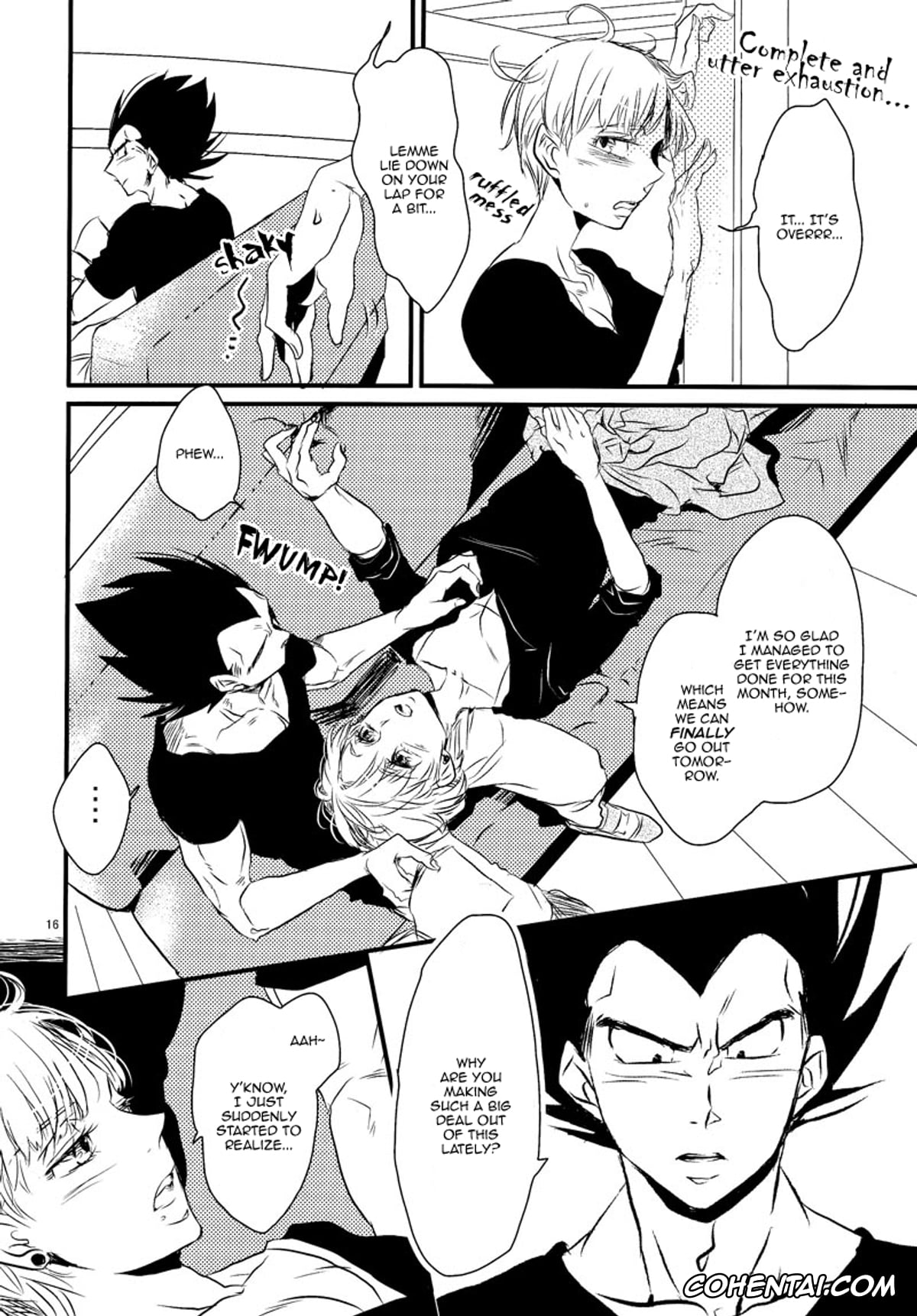Dragon Ball xxx, Dragon Ball Z xxx, Bulma Briefs xxx, Vegeta xxx, Let’s hope for a sunny day. (Dragon Ball Z), pagina 16