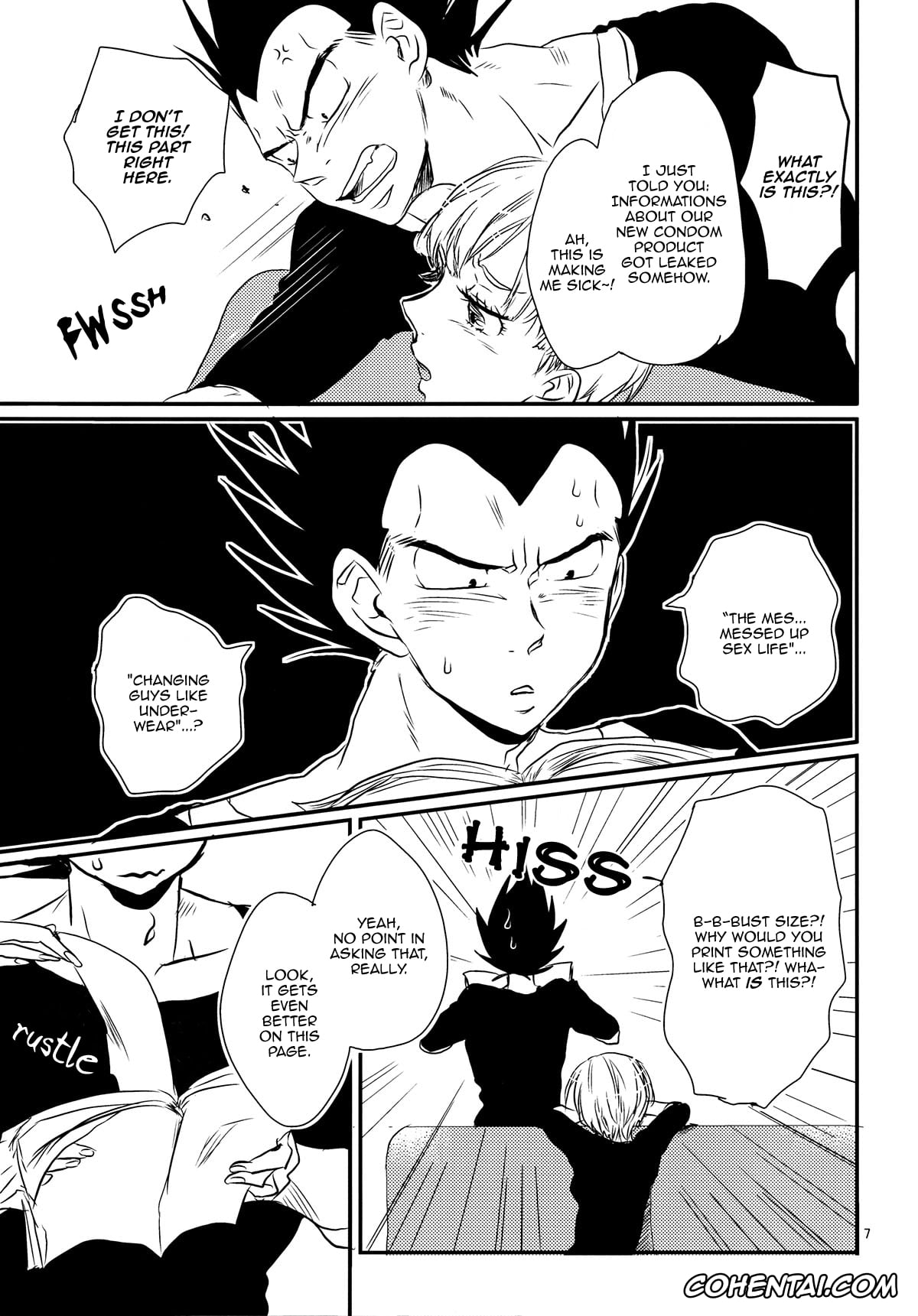Dragon Ball hentai, Dragon Ball Z hentai, Bulma Briefs hentai, Vegeta hentai, GOSSIPS (Dragon Ball Z), pagina 6