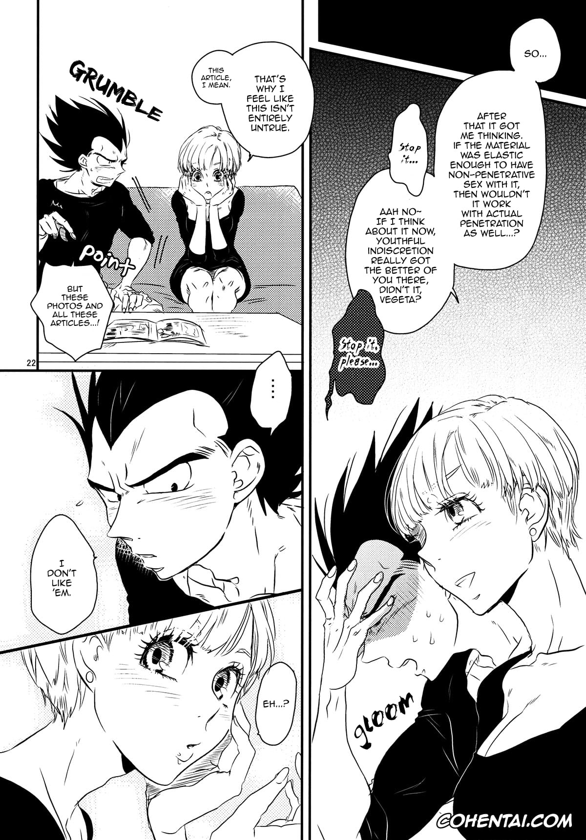 Dragon Ball hentai, Dragon Ball Z hentai, Bulma Briefs hentai, Vegeta hentai, GOSSIPS (Dragon Ball Z), pagina 21