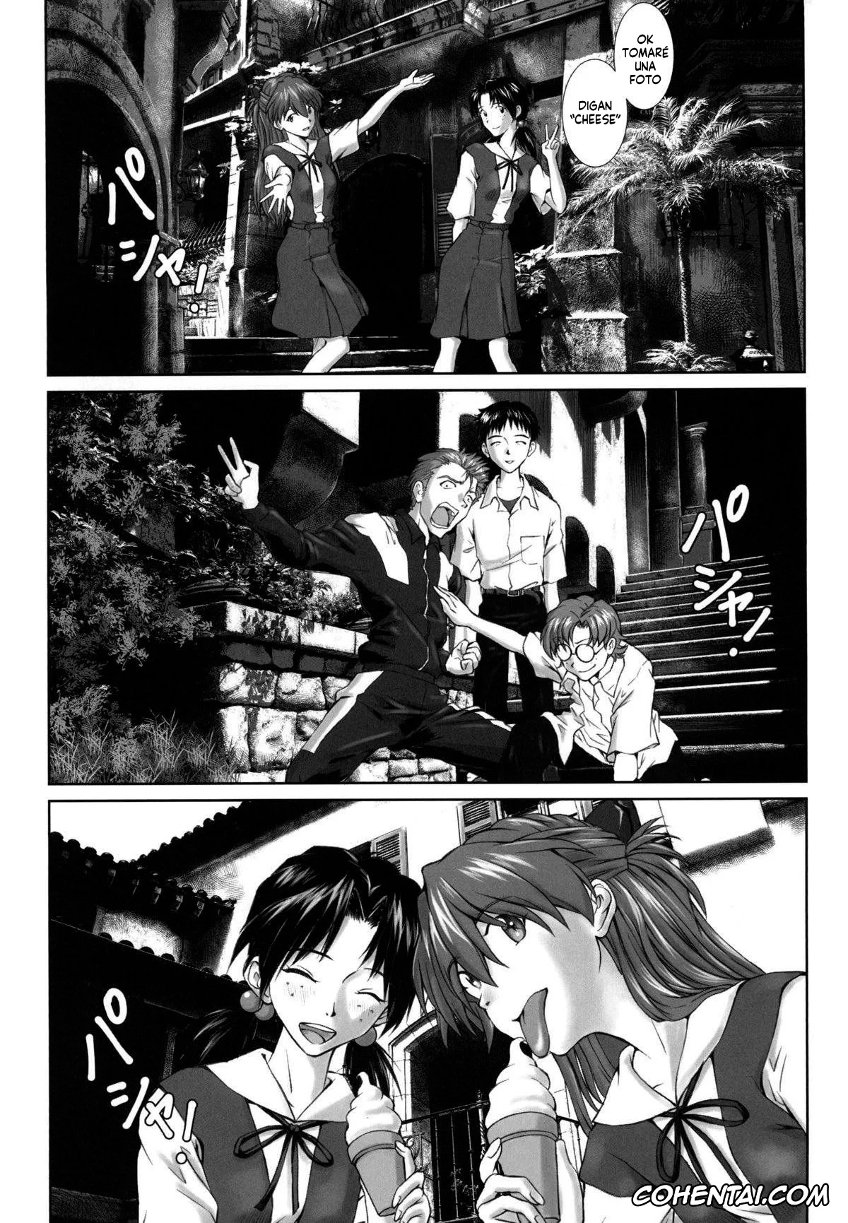 Neon Genesis Evangelion porno, Asuka Langley Soryu porno, Hikari Horaki porno, Shinji Ikari porno, Let’s share it (Neon Genesis Evangelion), pagina 2
