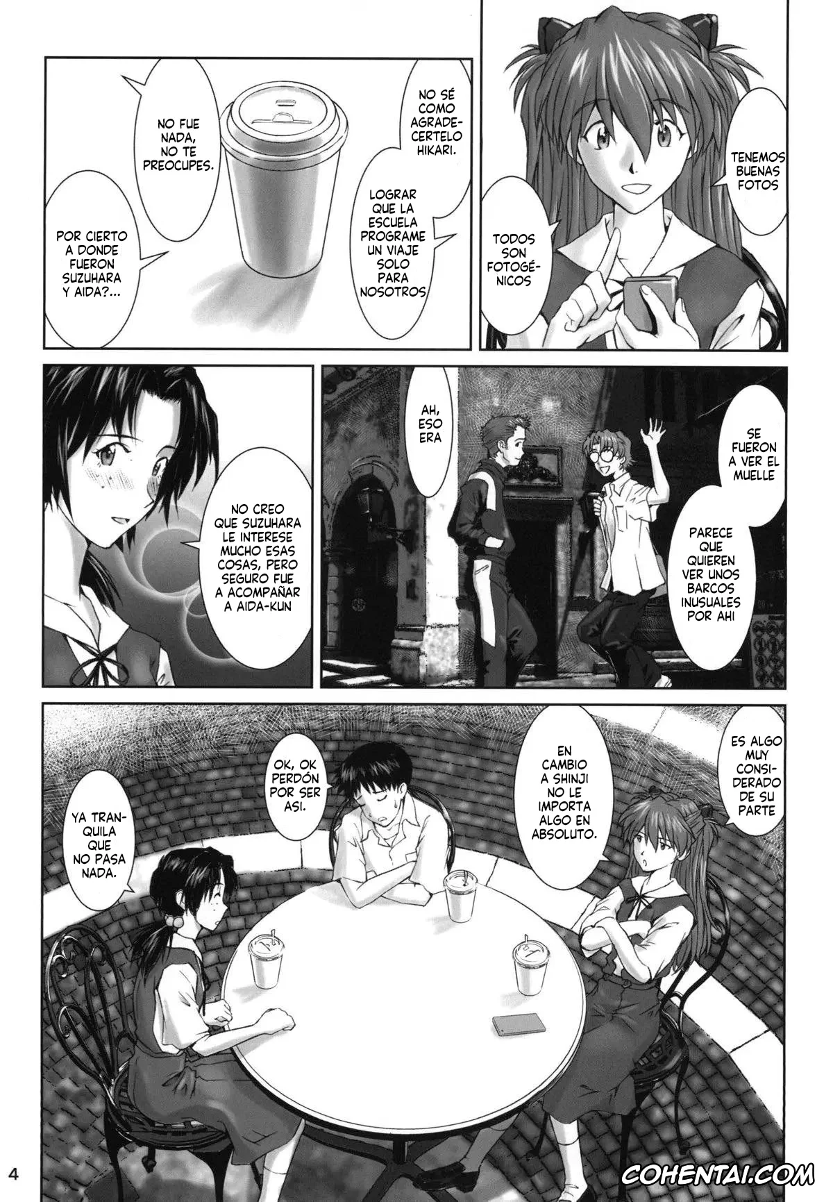 Neon Genesis Evangelion hentai, Asuka Langley Soryu hentai, Hikari Horaki hentai, Shinji Ikari hentai, Let’s share it (Neon Genesis Evangelion), pagina 3