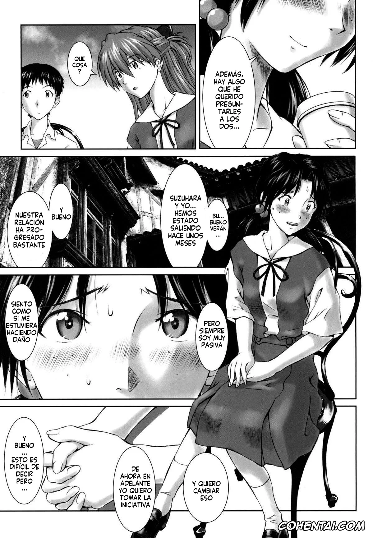 Neon Genesis Evangelion xxx, Asuka Langley Soryu xxx, Hikari Horaki xxx, Shinji Ikari xxx, Let’s share it (Neon Genesis Evangelion), pagina 4
