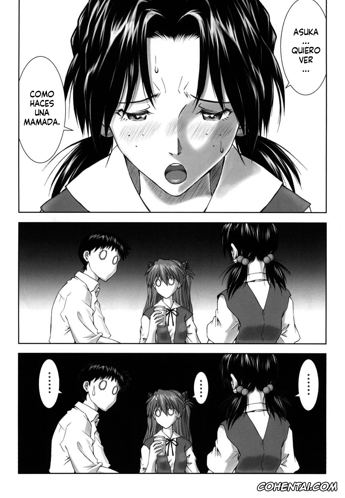 Neon Genesis Evangelion porno, Asuka Langley Soryu porno, Hikari Horaki porno, Shinji Ikari porno, Let’s share it (Neon Genesis Evangelion), pagina 5