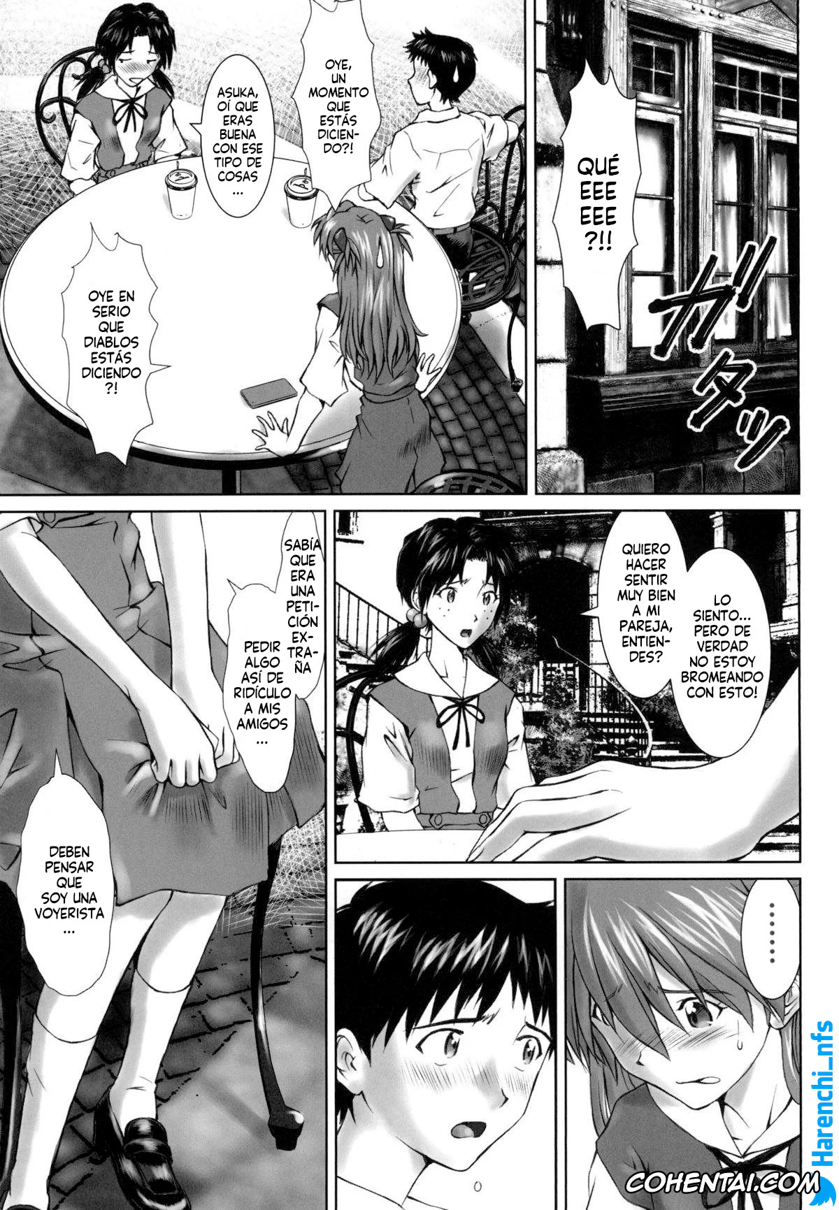 Neon Genesis Evangelion hentai, Asuka Langley Soryu hentai, Hikari Horaki hentai, Shinji Ikari hentai, Let’s share it (Neon Genesis Evangelion), pagina 6