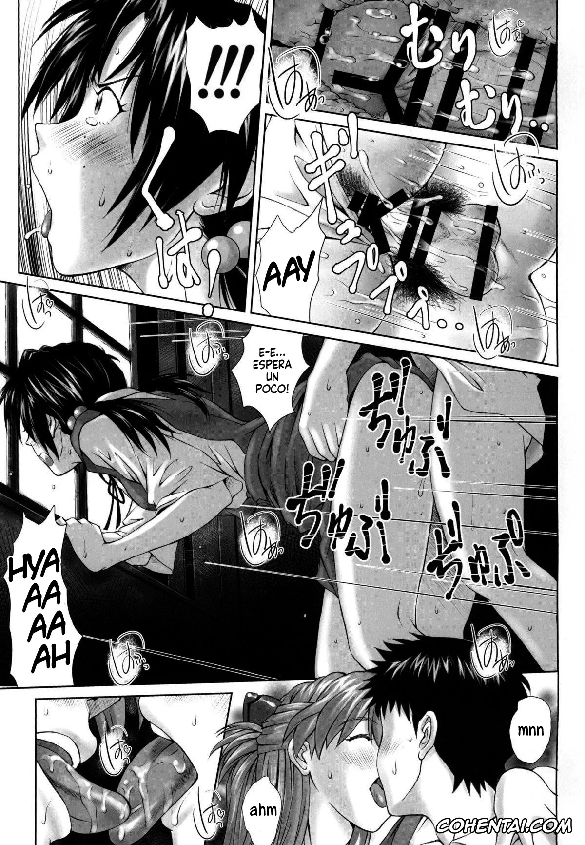 Neon Genesis Evangelion xxx, Asuka Langley Soryu xxx, Hikari Horaki xxx, Shinji Ikari xxx, Let’s share it (Neon Genesis Evangelion), pagina 28