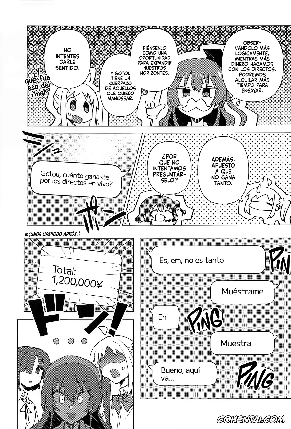 Bocchi the Rock! xxx, Hitori Gotou xxx, Ikuyo Kita xxx, Nijika Ijichi xxx, Ryou Yamada xxx, Yokkyuu Fuman (Bocchi the Rock!), pagina 4