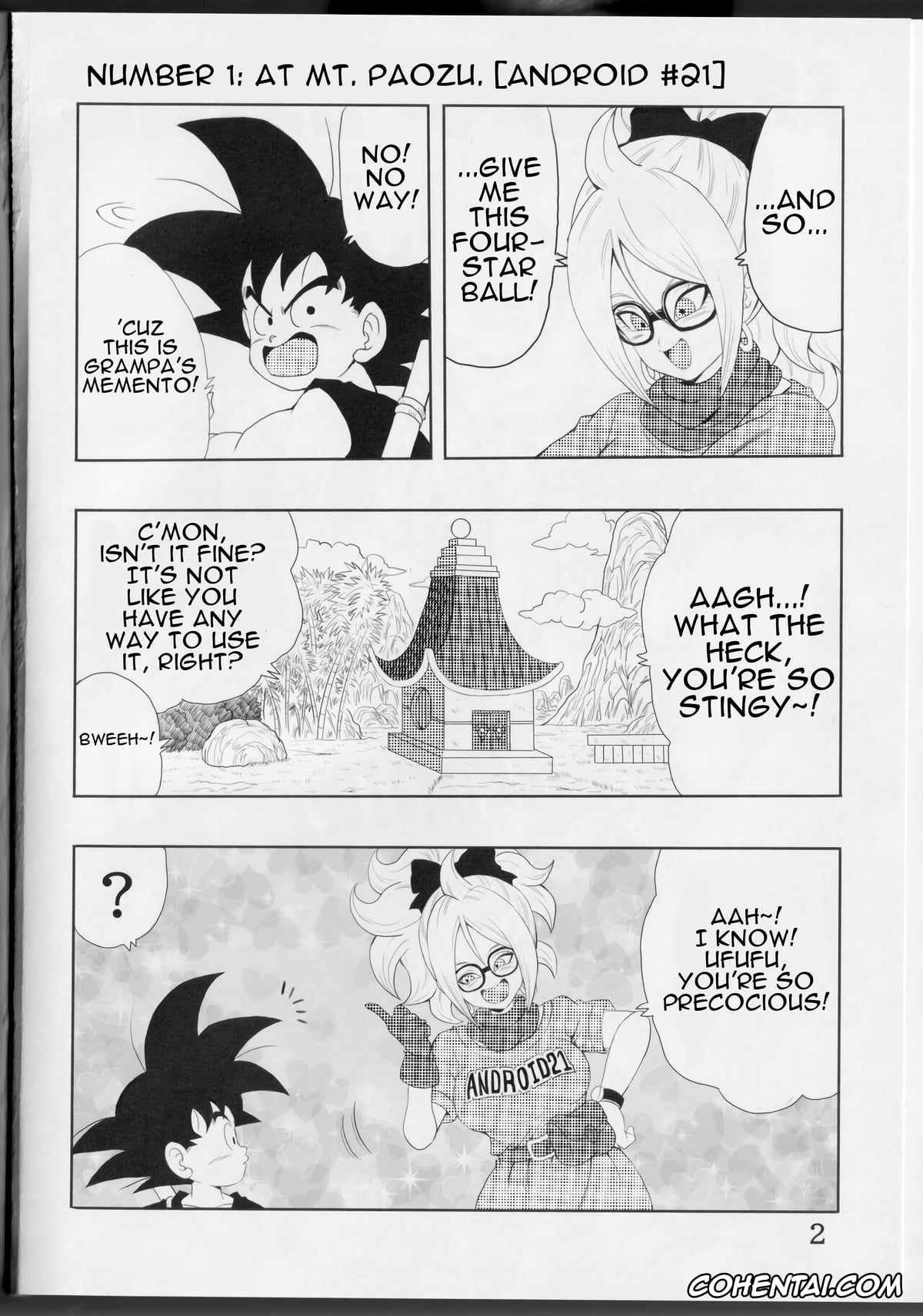 Dragon Ball hentai, Android 21 hentai, Master Roshi hentai, Oolong hentai, Episode of Bulma – Android 21 Version (Dragon Ball), pagina 3
