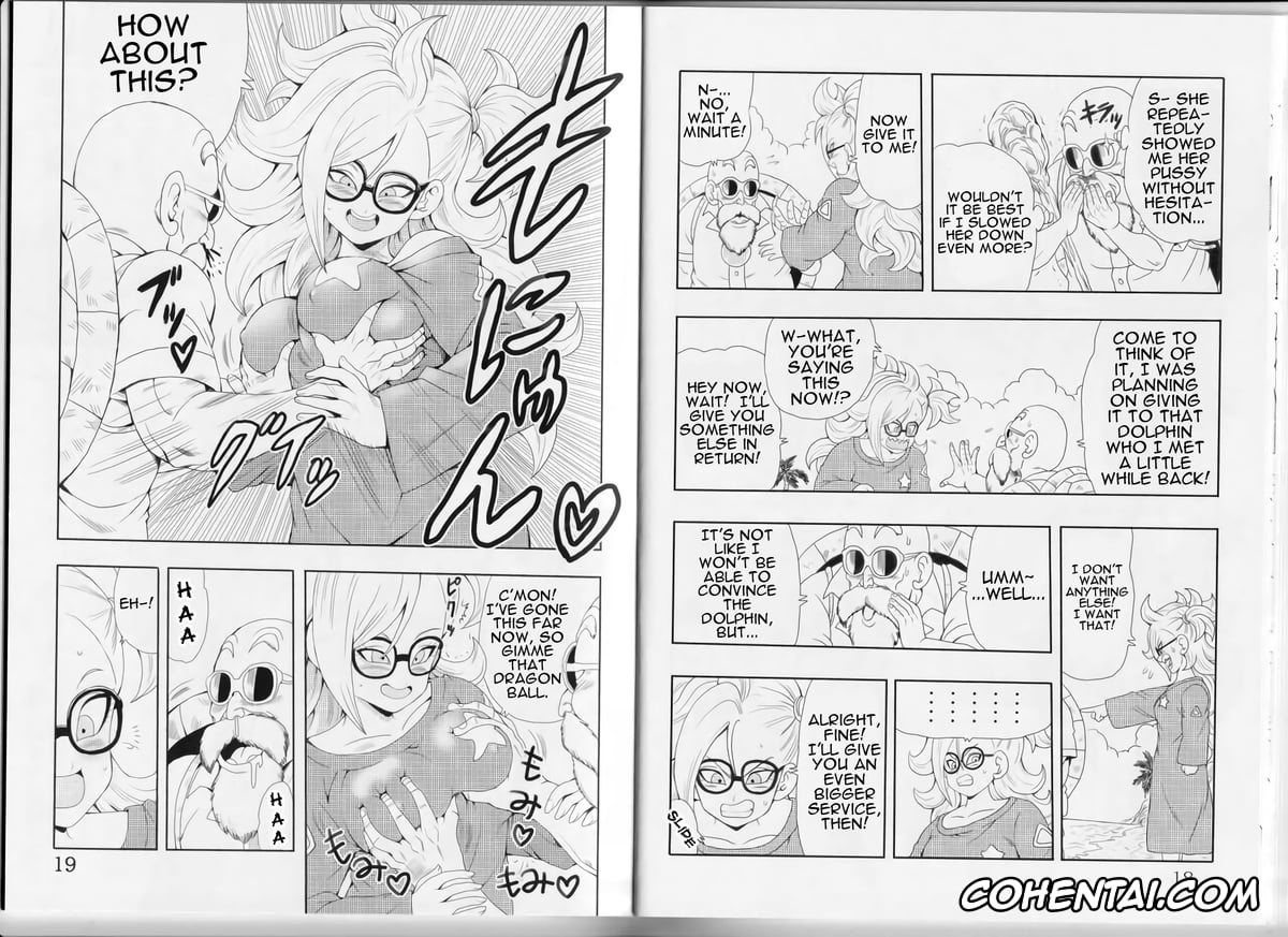 Dragon Ball hentai, Android 21 hentai, Master Roshi hentai, Oolong hentai, Episode of Bulma – Android 21 Version (Dragon Ball), pagina 12
