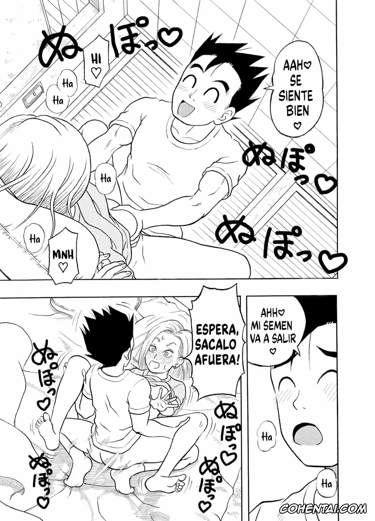 Dragon Ball Z xxx, Android 18 xxx, Son Gohan xxx, 18-gou NTR Nakadashi on Parade 1-3 (Dragon Ball Z), pagina 4