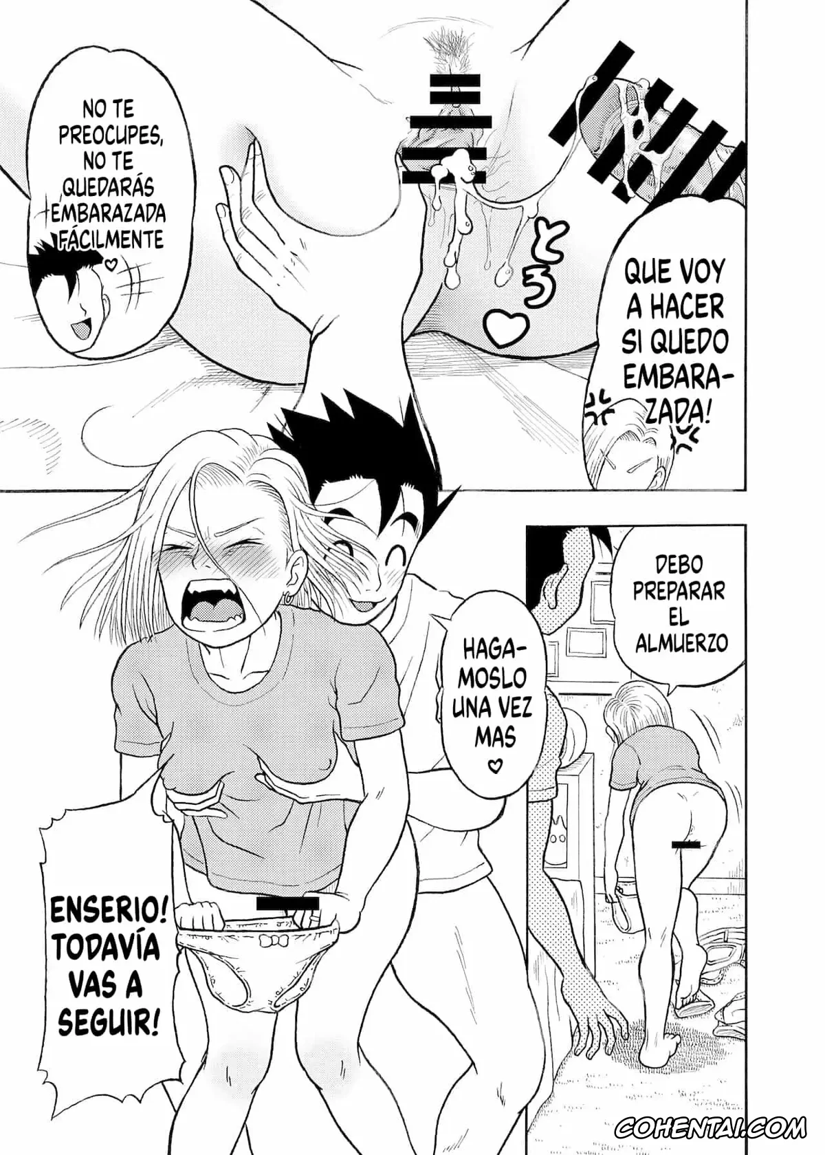 Dragon Ball Z hentai, Android 18 hentai, Son Gohan hentai, 18-gou NTR Nakadashi on Parade 1-3 (Dragon Ball Z), pagina 6