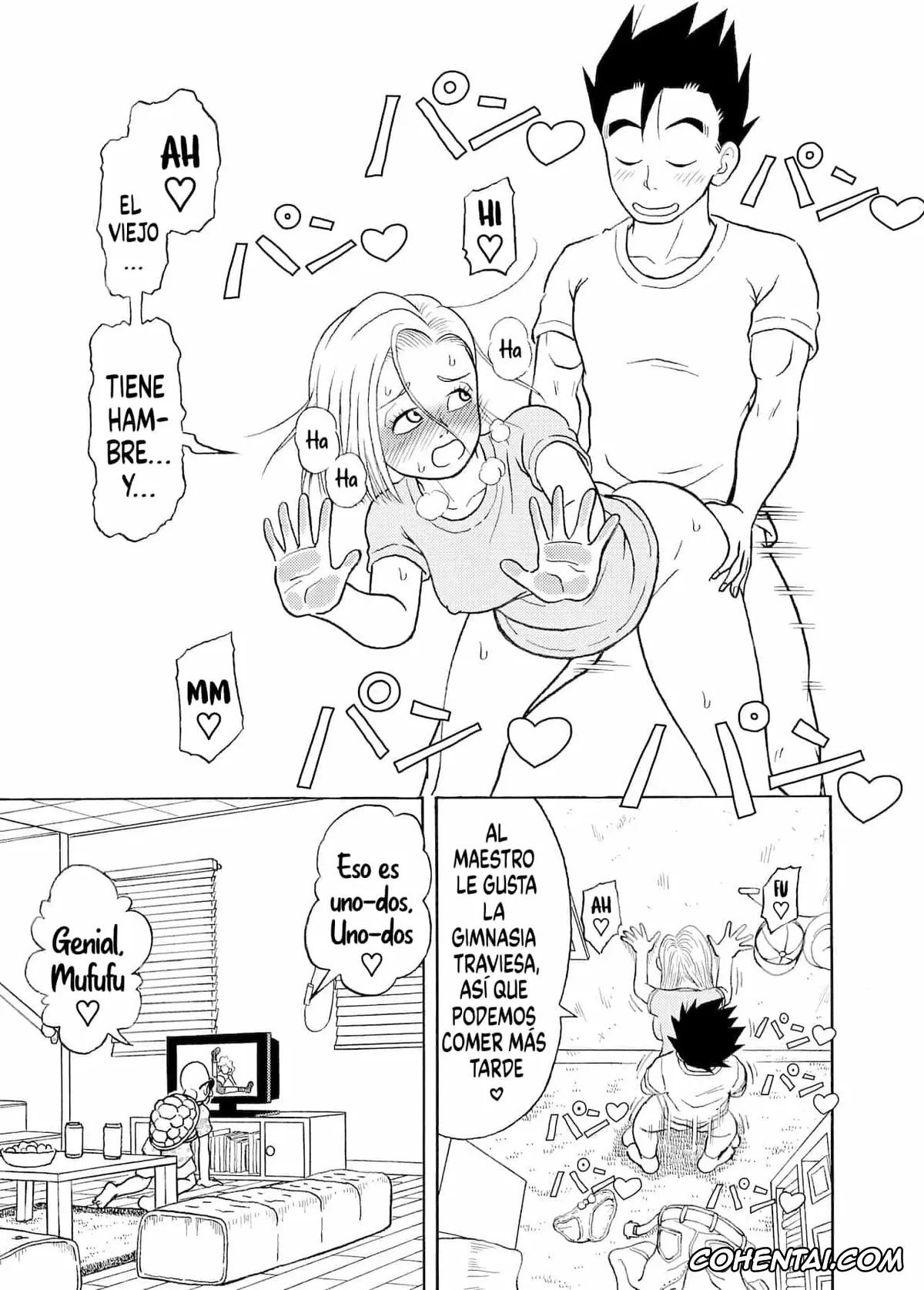Dragon Ball Z porno, Android 18 porno, Son Gohan porno, 18-gou NTR Nakadashi on Parade 1-3 (Dragon Ball Z), pagina 8