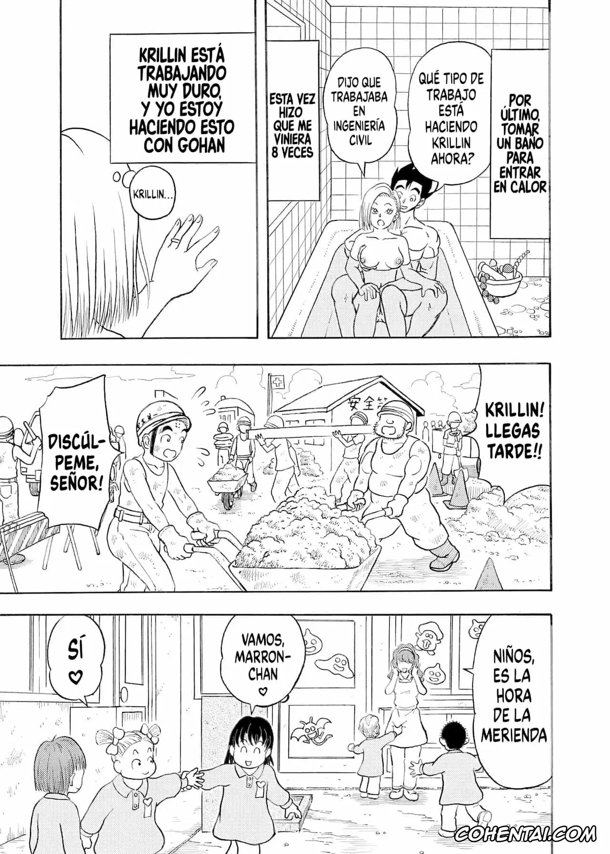 Dragon Ball Z hentai, Android 18 hentai, Son Gohan hentai, 18-gou NTR Nakadashi on Parade 1-3 (Dragon Ball Z), pagina 24