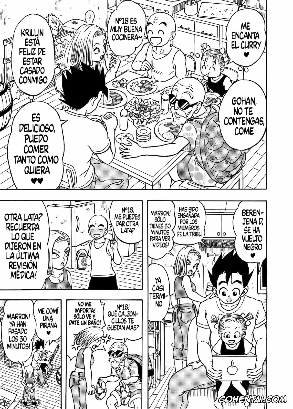 Dragon Ball Z porno, Android 18 porno, Son Gohan porno, 18-gou NTR Nakadashi on Parade 1-3 (Dragon Ball Z), pagina 44