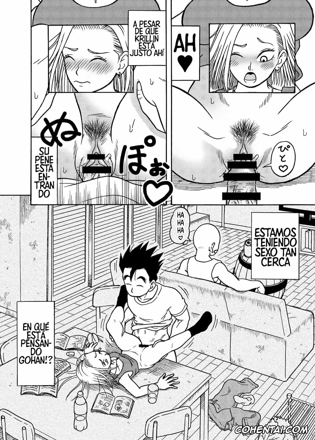 Dragon Ball Z xxx, Android 18 xxx, Son Gohan xxx, 18-gou NTR Nakadashi on Parade 1-3 (Dragon Ball Z), pagina 49