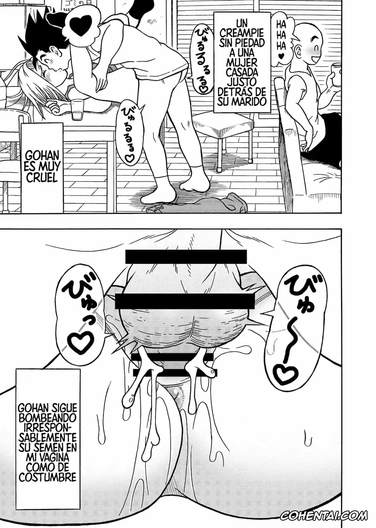 Dragon Ball Z xxx, Android 18 xxx, Son Gohan xxx, 18-gou NTR Nakadashi on Parade 1-3 (Dragon Ball Z), pagina 52