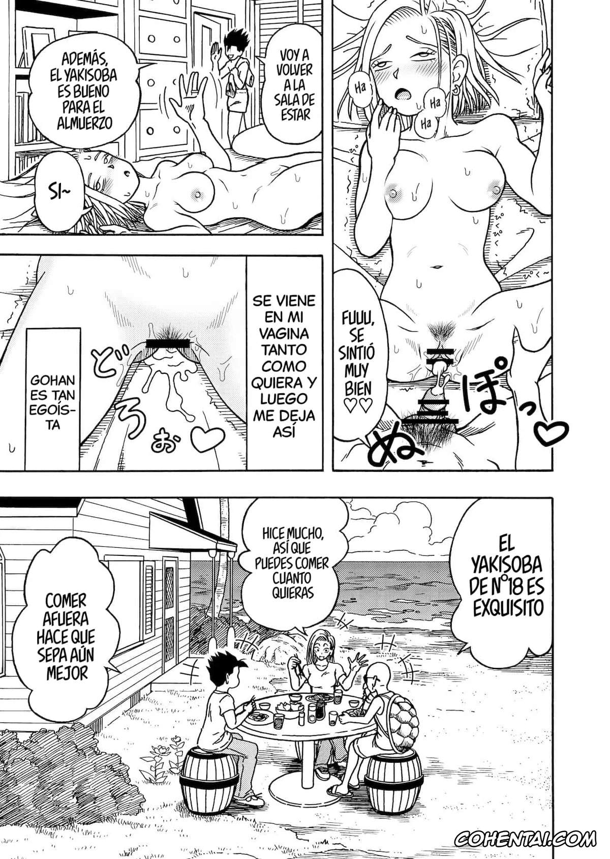 Dragon Ball Z porno, Android 18 porno, Son Gohan porno, 18-gou NTR Nakadashi on Parade 1-3 (Dragon Ball Z), pagina 83