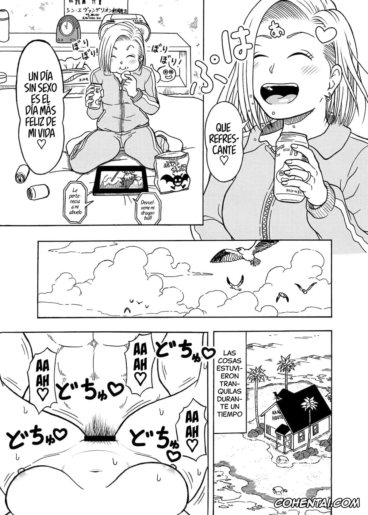 Dragon Ball Z xxx, Android 18 xxx, Son Gohan xxx, 18-gou NTR Nakadashi on Parade 1-3 (Dragon Ball Z), pagina 103