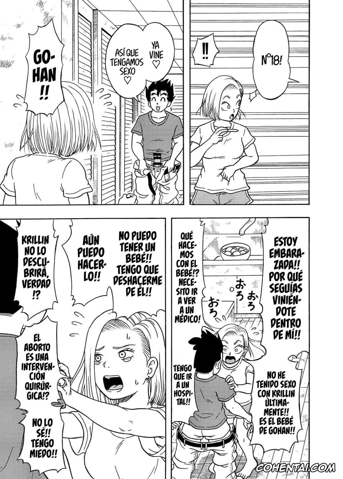 Dragon Ball Z porno, Android 18 porno, Son Gohan porno, 18-gou NTR Nakadashi on Parade 1-3 (Dragon Ball Z), pagina 107