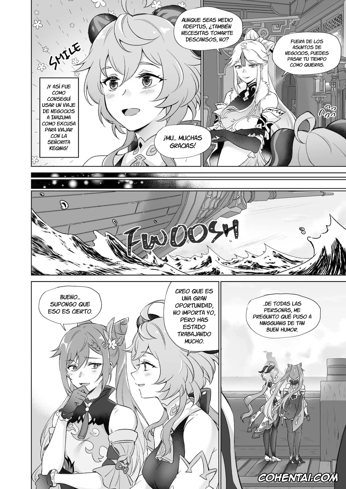 Genshin Impact porno, Ganyu porno, Keqing porno, Shenhe porno, Liyue-shiki Dousei Seikou Ryouhou (Genshin Impact), pagina 5