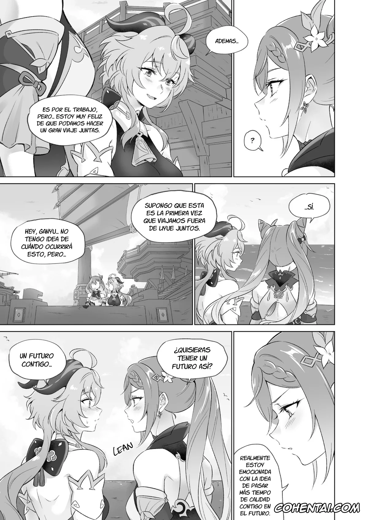 Genshin Impact hentai, Ganyu hentai, Keqing hentai, Shenhe hentai, Liyue-shiki Dousei Seikou Ryouhou (Genshin Impact), pagina 6