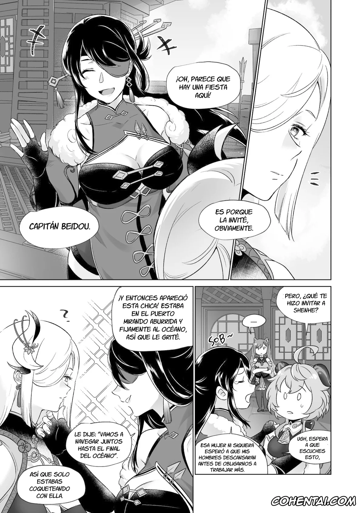 Genshin Impact porno, Ganyu porno, Keqing porno, Shenhe porno, Liyue-shiki Dousei Seikou Ryouhou (Genshin Impact), pagina 8