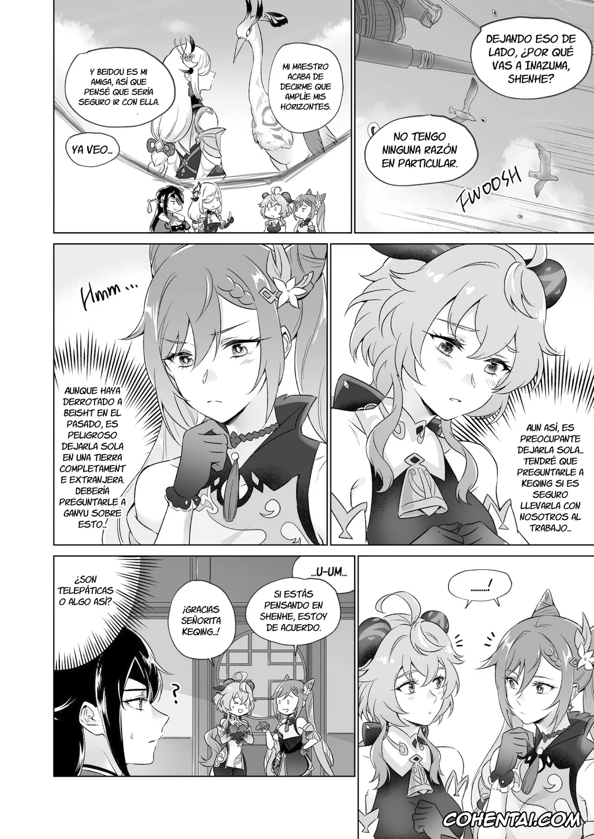Genshin Impact hentai, Ganyu hentai, Keqing hentai, Shenhe hentai, Liyue-shiki Dousei Seikou Ryouhou (Genshin Impact), pagina 9
