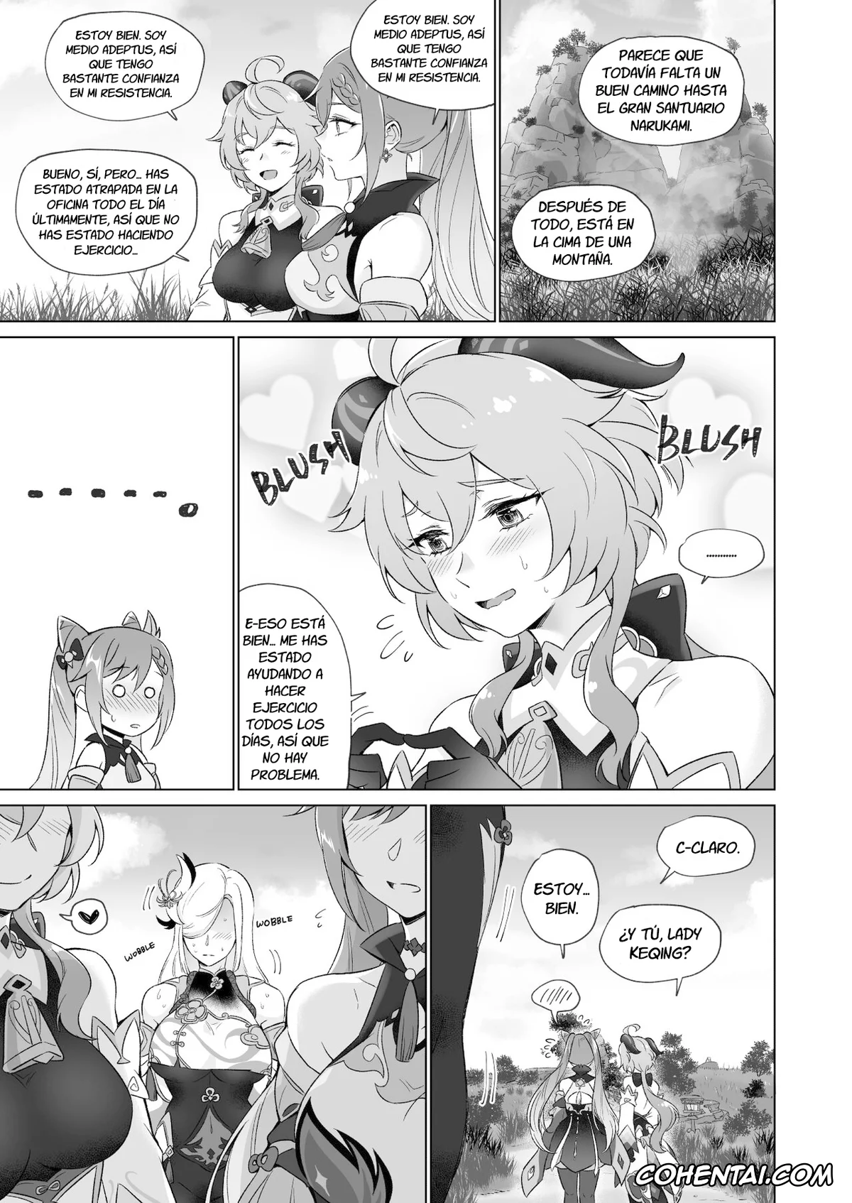 Genshin Impact hentai, Ganyu hentai, Keqing hentai, Shenhe hentai, Liyue-shiki Dousei Seikou Ryouhou (Genshin Impact), pagina 12