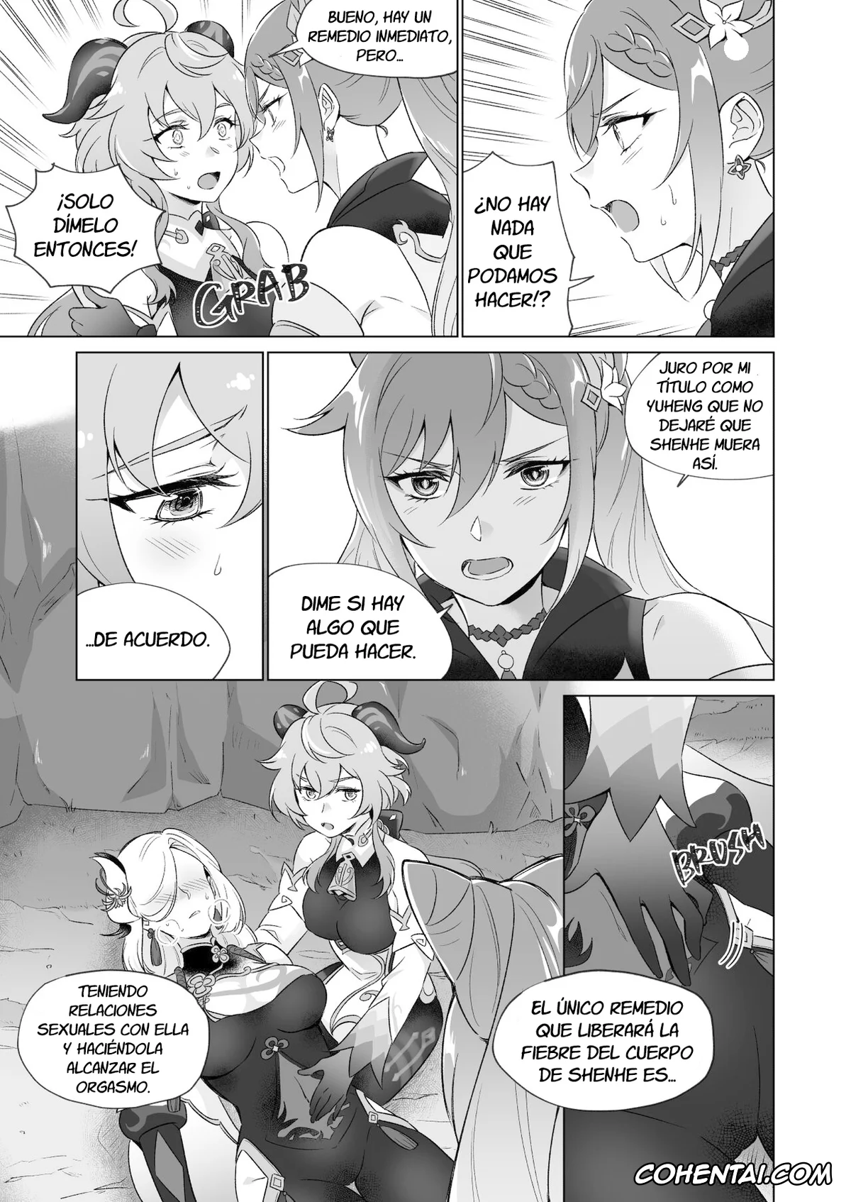 Genshin Impact hentai, Ganyu hentai, Keqing hentai, Shenhe hentai, Liyue-shiki Dousei Seikou Ryouhou (Genshin Impact), pagina 18