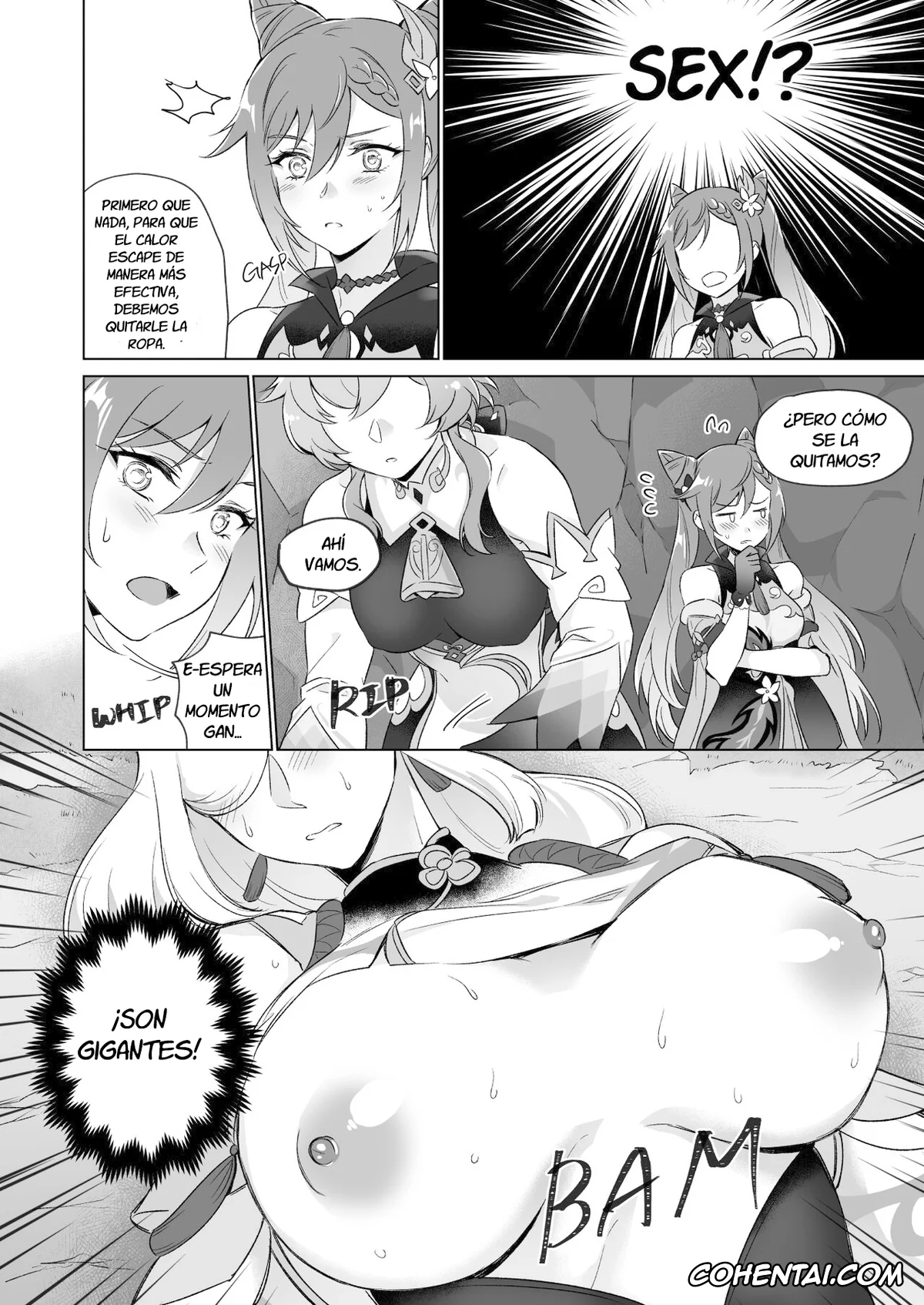 Genshin Impact xxx, Ganyu xxx, Keqing xxx, Shenhe xxx, Liyue-shiki Dousei Seikou Ryouhou (Genshin Impact), pagina 19
