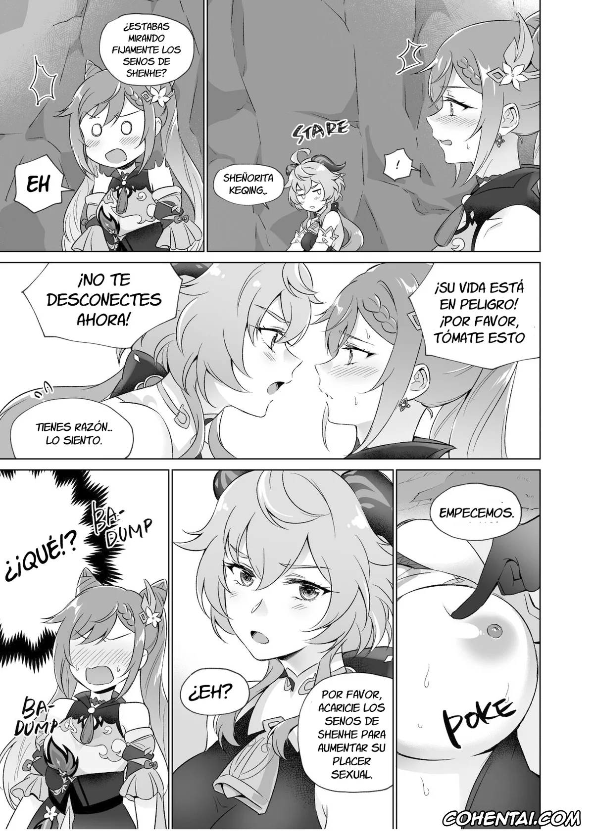 Genshin Impact porno, Ganyu porno, Keqing porno, Shenhe porno, Liyue-shiki Dousei Seikou Ryouhou (Genshin Impact), pagina 20