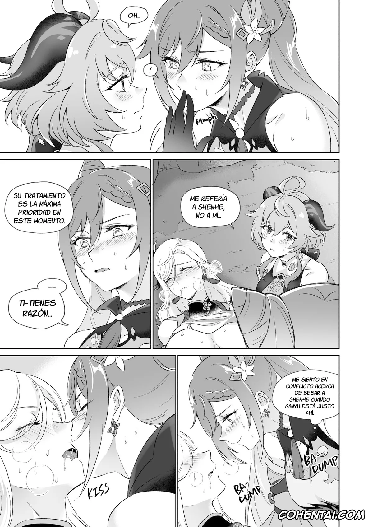 Genshin Impact hentai, Ganyu hentai, Keqing hentai, Shenhe hentai, Liyue-shiki Dousei Seikou Ryouhou (Genshin Impact), pagina 24