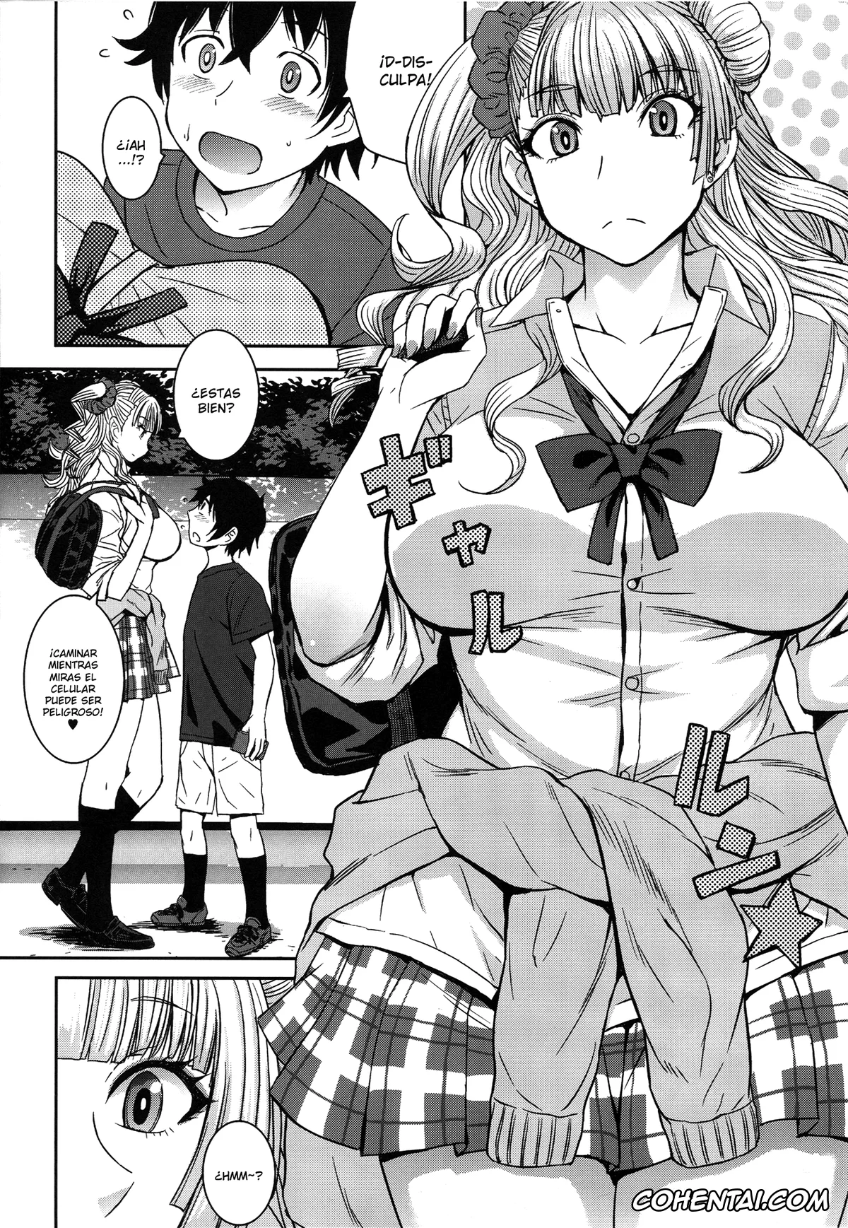 Oshiete! Galko-chan hentai, Galko hentai, Kuseta hentai, Boy Meets Gal (Oshiete! Galko-chan), pagina 3