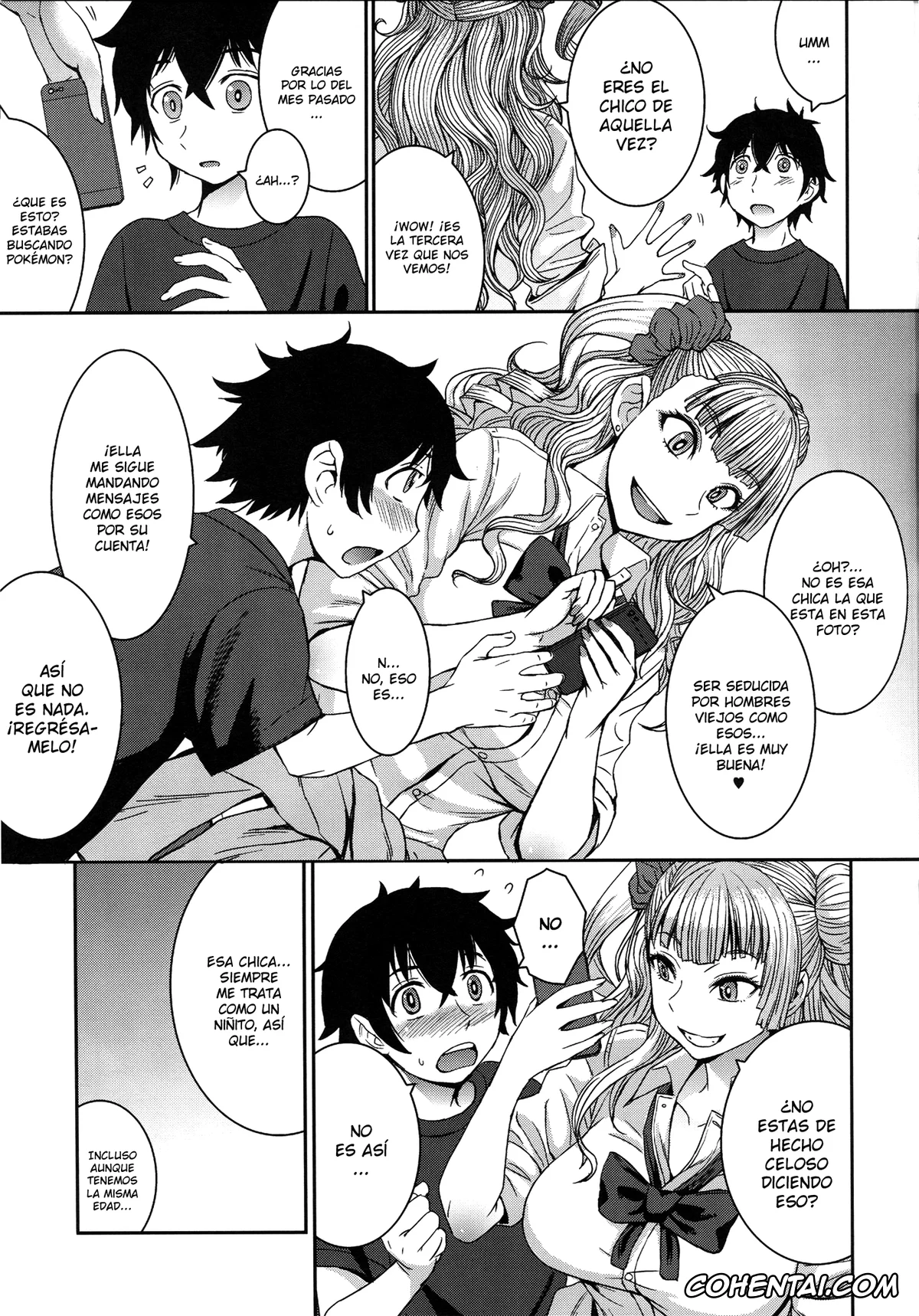 Oshiete! Galko-chan xxx, Galko xxx, Kuseta xxx, Boy Meets Gal (Oshiete! Galko-chan), pagina 4
