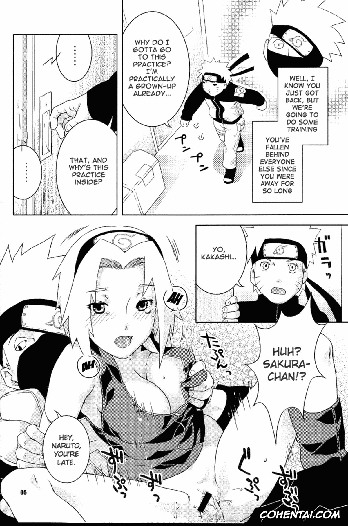 NARUTO xxx, Kakashi Hatake xxx, Naruto Uzumaki xxx, Sakura Haruno xxx, Kanhi Zakura (Naruto), pagina 4