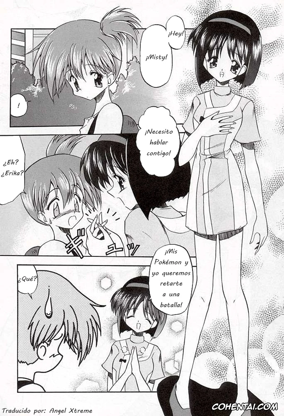 Pokemon | Pocket Monsters xxx, Erika xxx, Misty xxx, Mizu no Sairyuu Sou no Nioi (Tabeta Kigasuru 34) (Pokémon), pagina 1