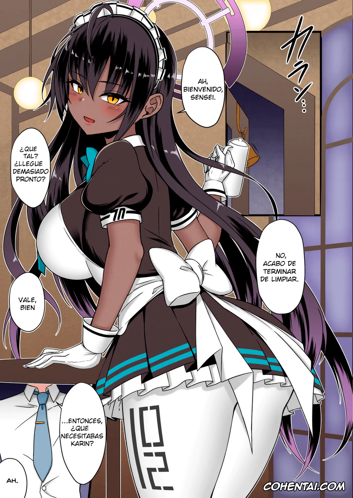 Blue Archive hentai, Karin Kakudate hentai, Sweet♥Karin -Gohoushi wa Heiten no Ato de- (Blue Archive), pagina 3