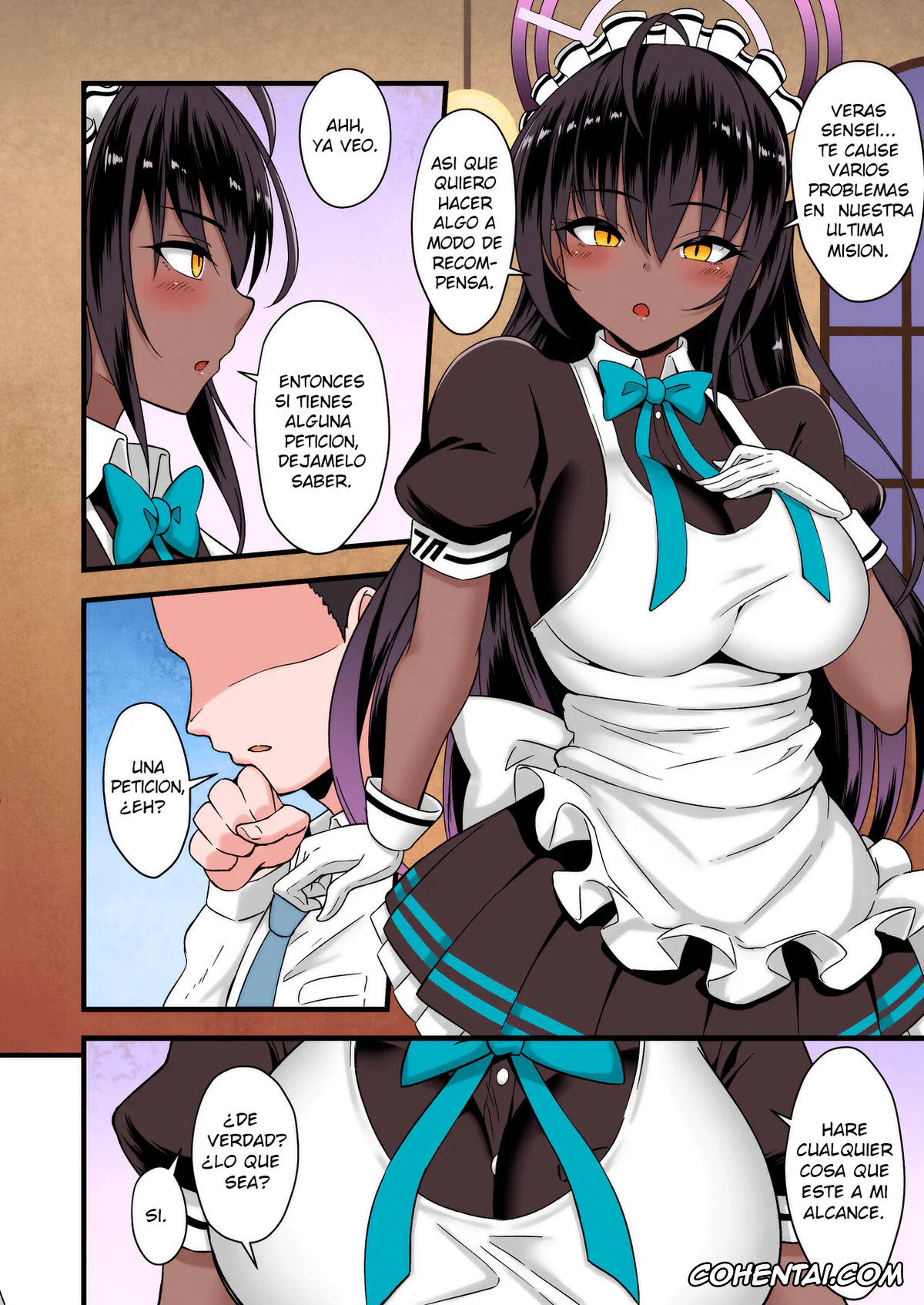 Blue Archive xxx, Karin Kakudate xxx, Sweet♥Karin -Gohoushi wa Heiten no Ato de- (Blue Archive), pagina 4