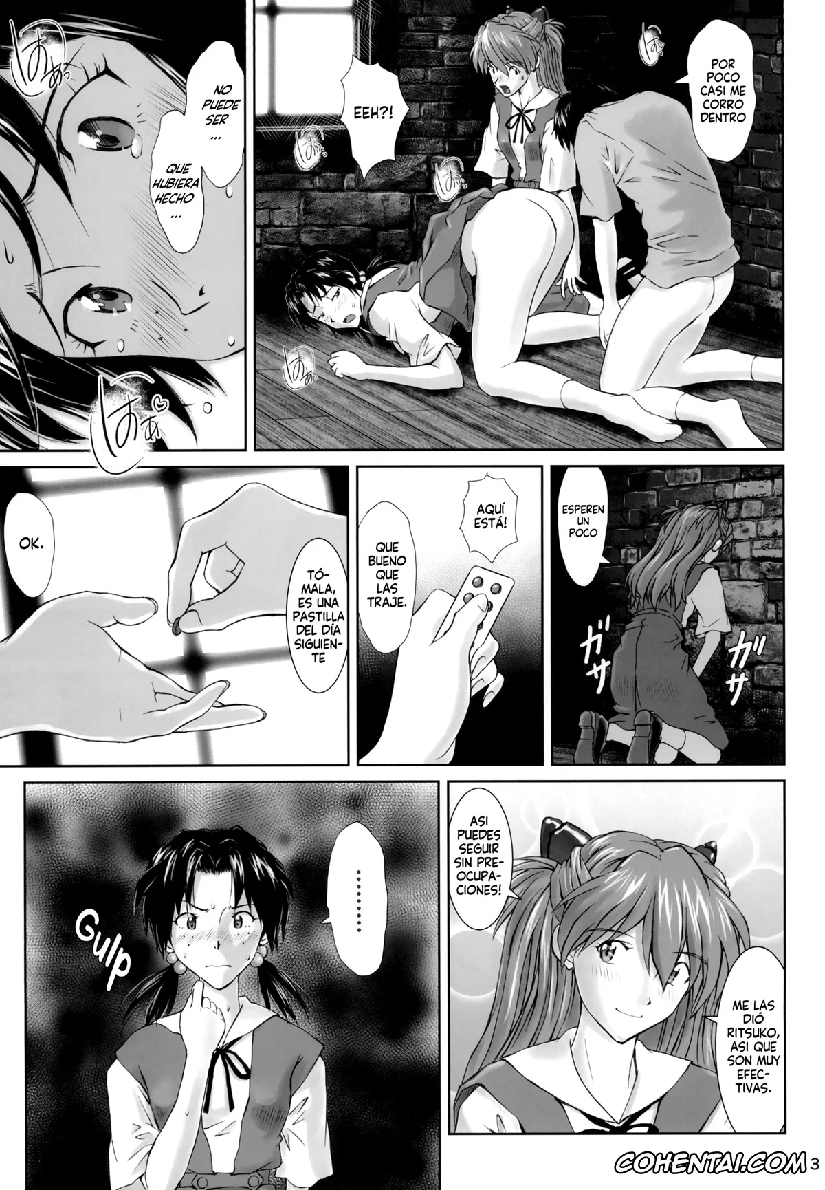 Neon Genesis Evangelion xxx, Asuka Langley Soryu xxx, Hikari Horaki xxx, Shinji Ikari xxx, Side effect (Neon Genesis Evangelion), pagina 13