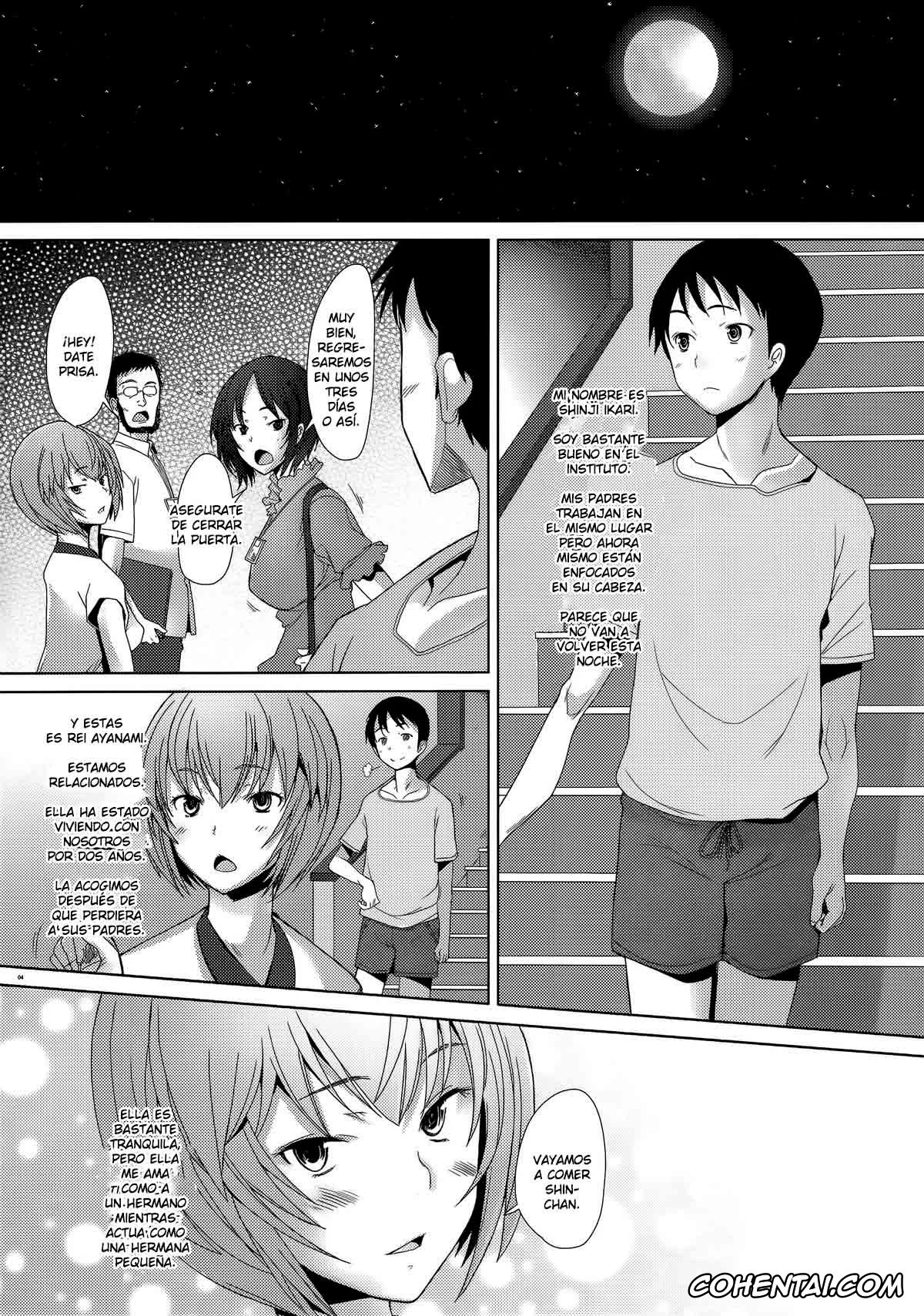 Neon Genesis Evangelion hentai, Asuka Langley Soryu hentai, Rei Ayanami hentai, Shinji Ikari hentai, Confusion mode AR (Neon Genesis Evangelion), pagina 3