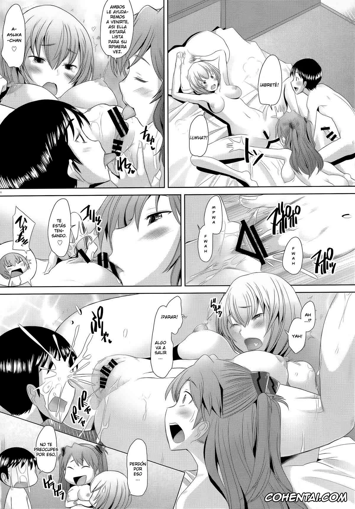 Neon Genesis Evangelion porno, Asuka Langley Soryu porno, Rei Ayanami porno, Shinji Ikari porno, Confusion mode AR (Neon Genesis Evangelion), pagina 17