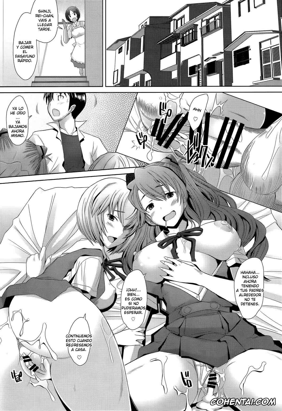 Neon Genesis Evangelion xxx, Asuka Langley Soryu xxx, Rei Ayanami xxx, Shinji Ikari xxx, Confusion mode AR (Neon Genesis Evangelion), pagina 25