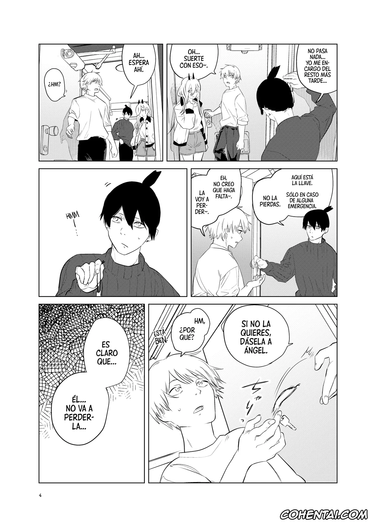 Chainsaw Man xxx, Aki Hayakawa xxx, Angel Devil xxx, One Room, Besshou Tengoku – The Oneroom was also called heaven. (Chainsaw Man), pagina 4
